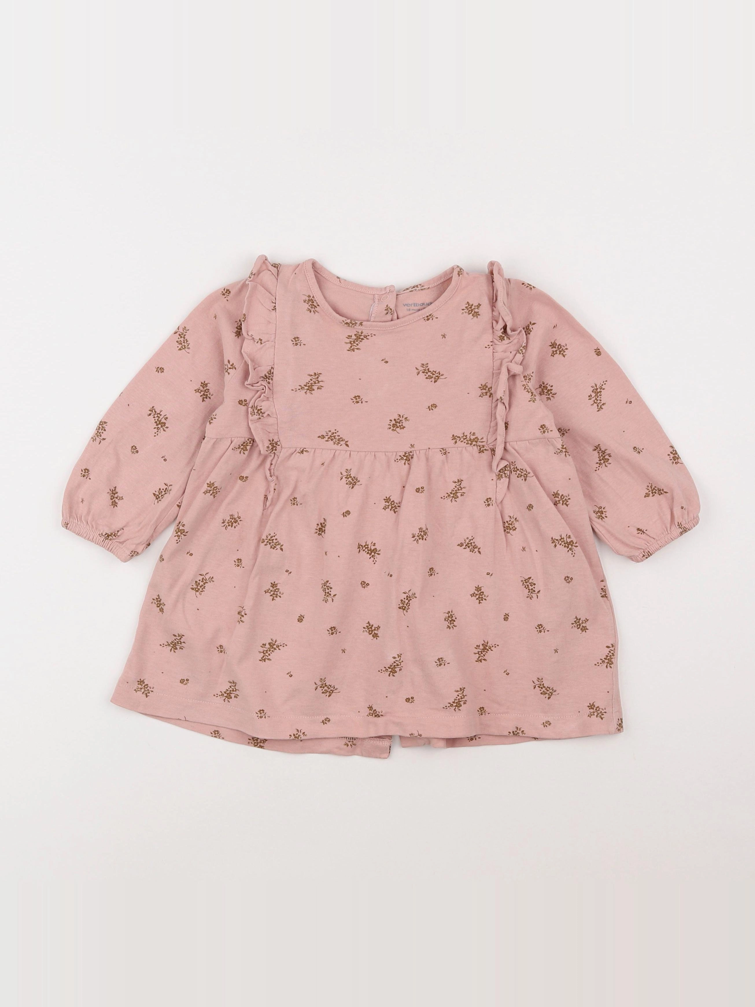 Vertbaudet - robe rose - 18 mois