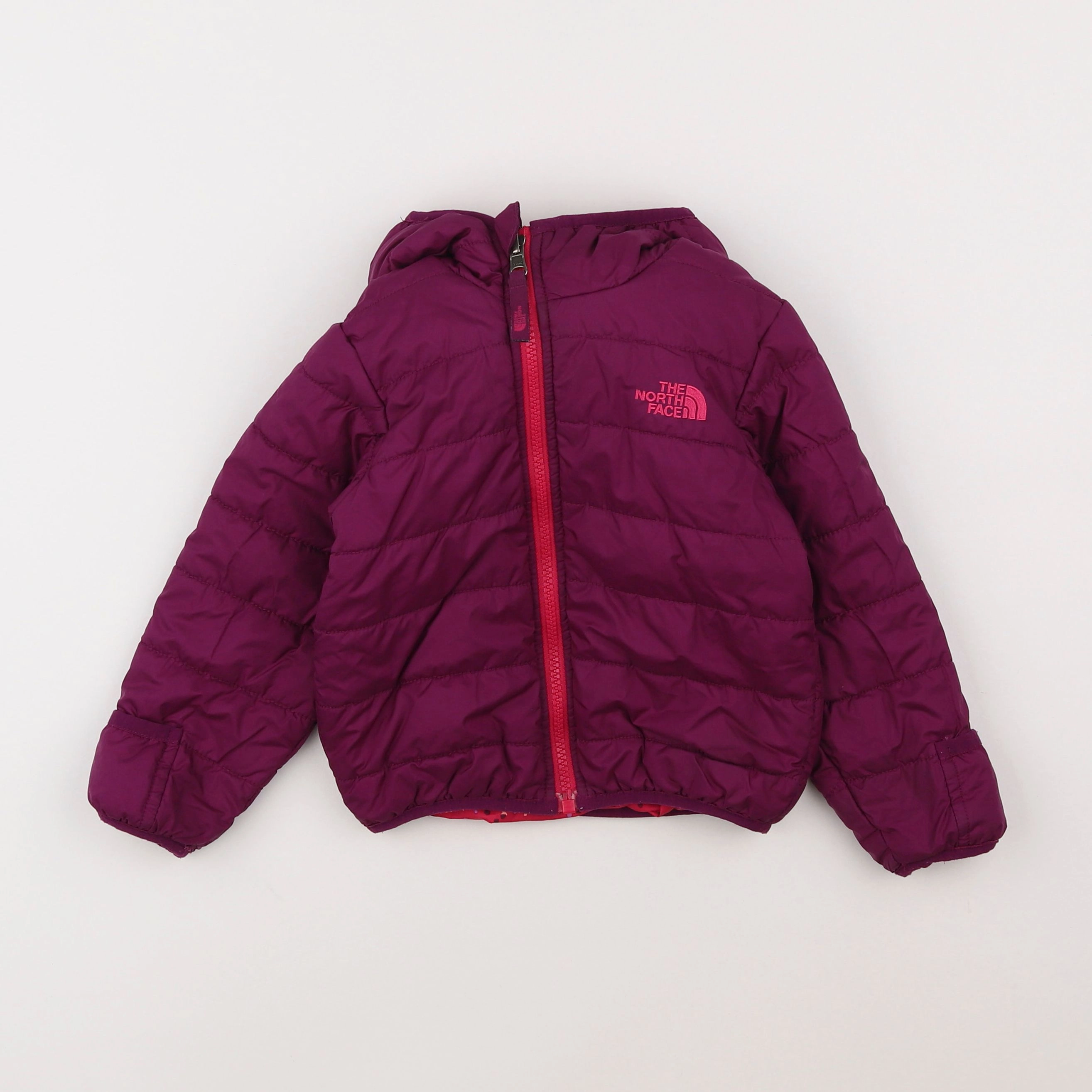 The North Face - doudoune réversible violet - 2 ans