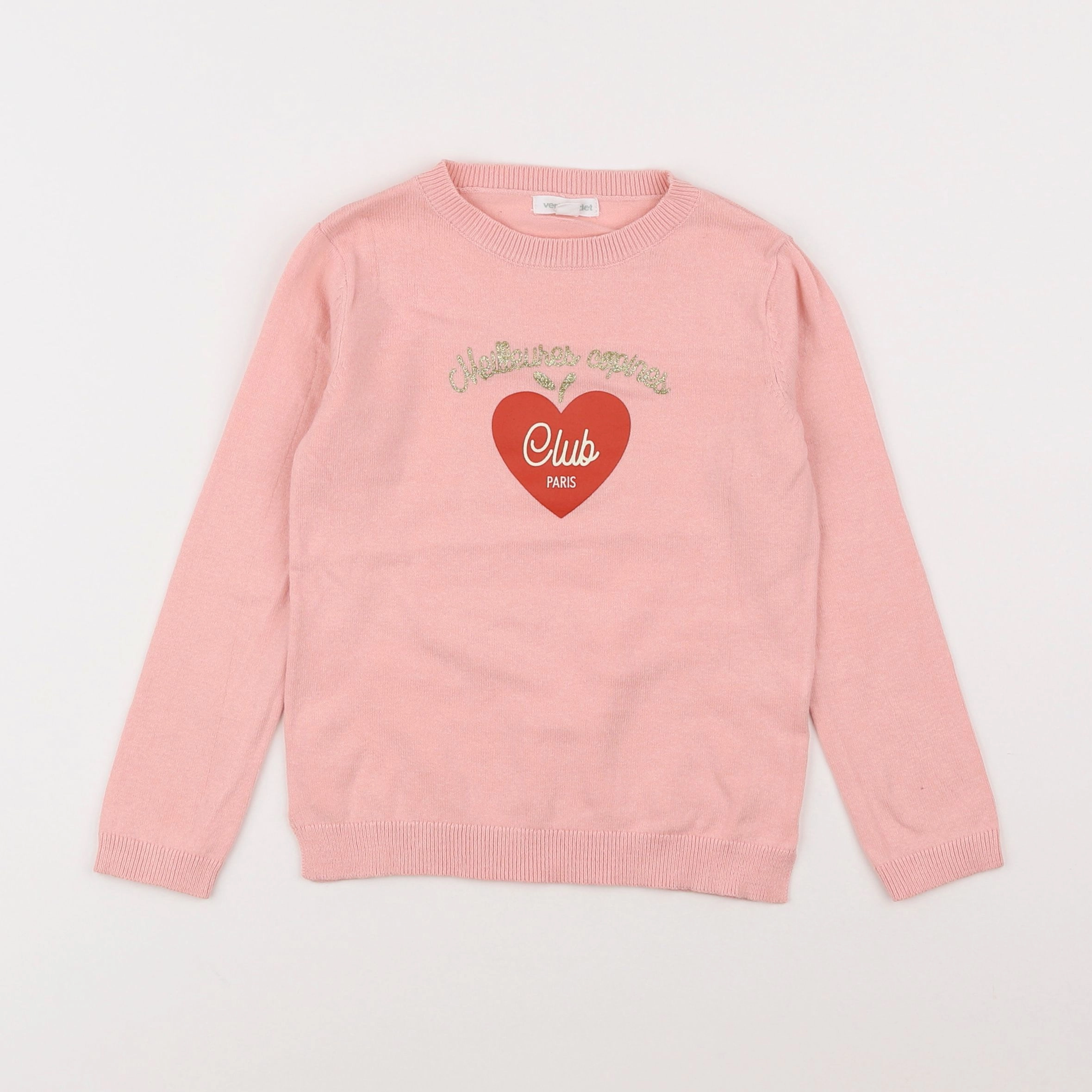 Vertbaudet - pull rose - 4 ans