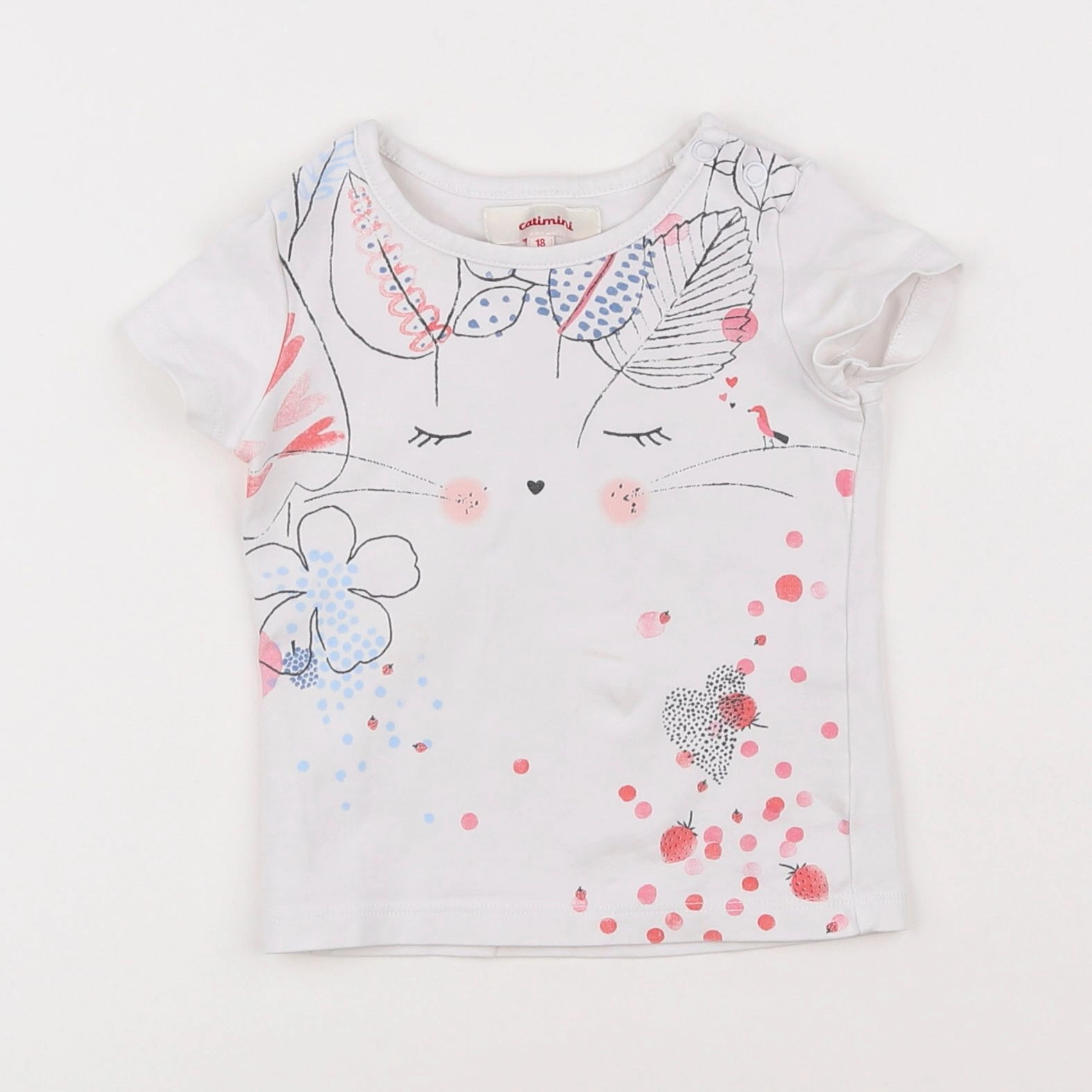 Catimini - tee-shirt multicolore - 18 mois