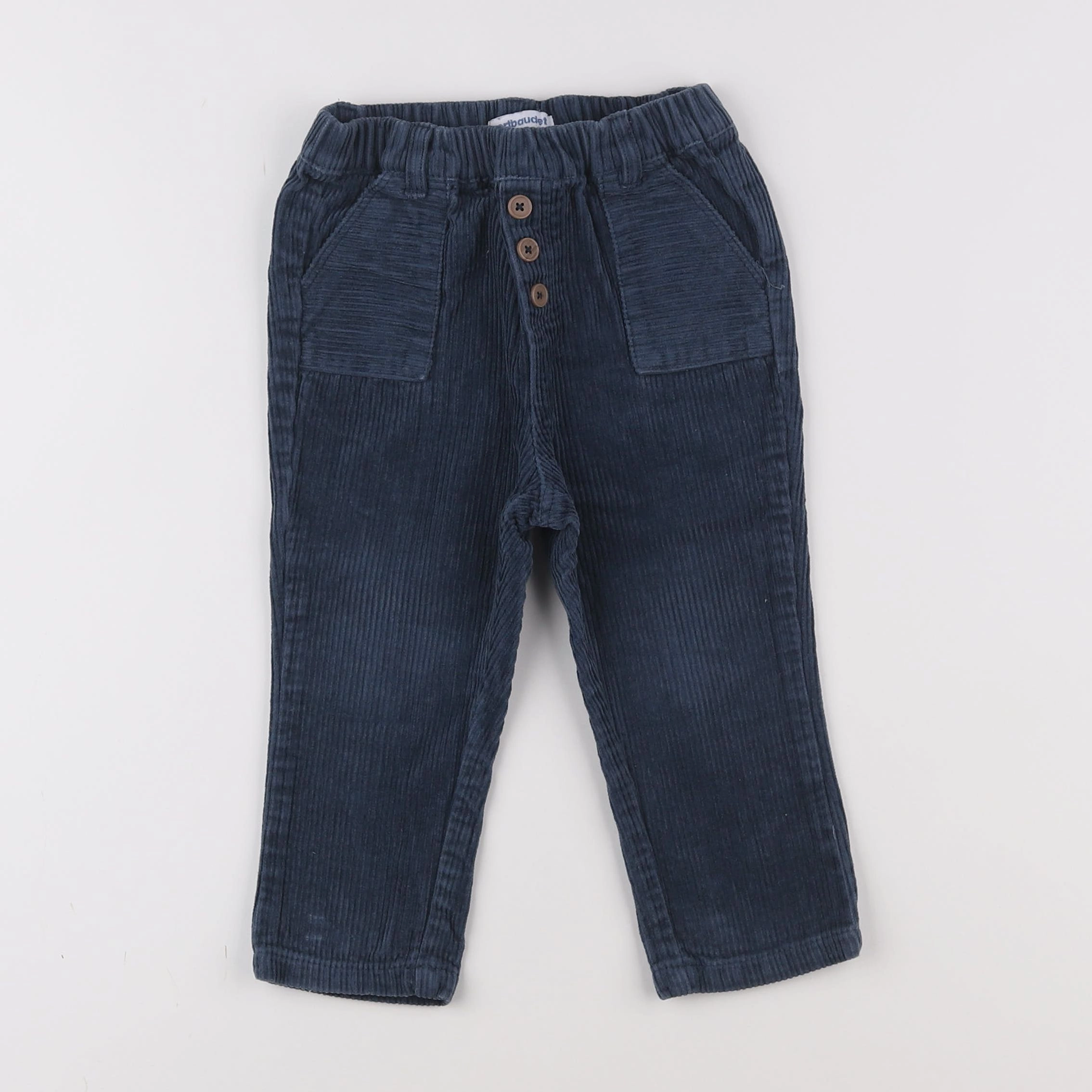 Vertbaudet - pantalon bleu - 2 ans