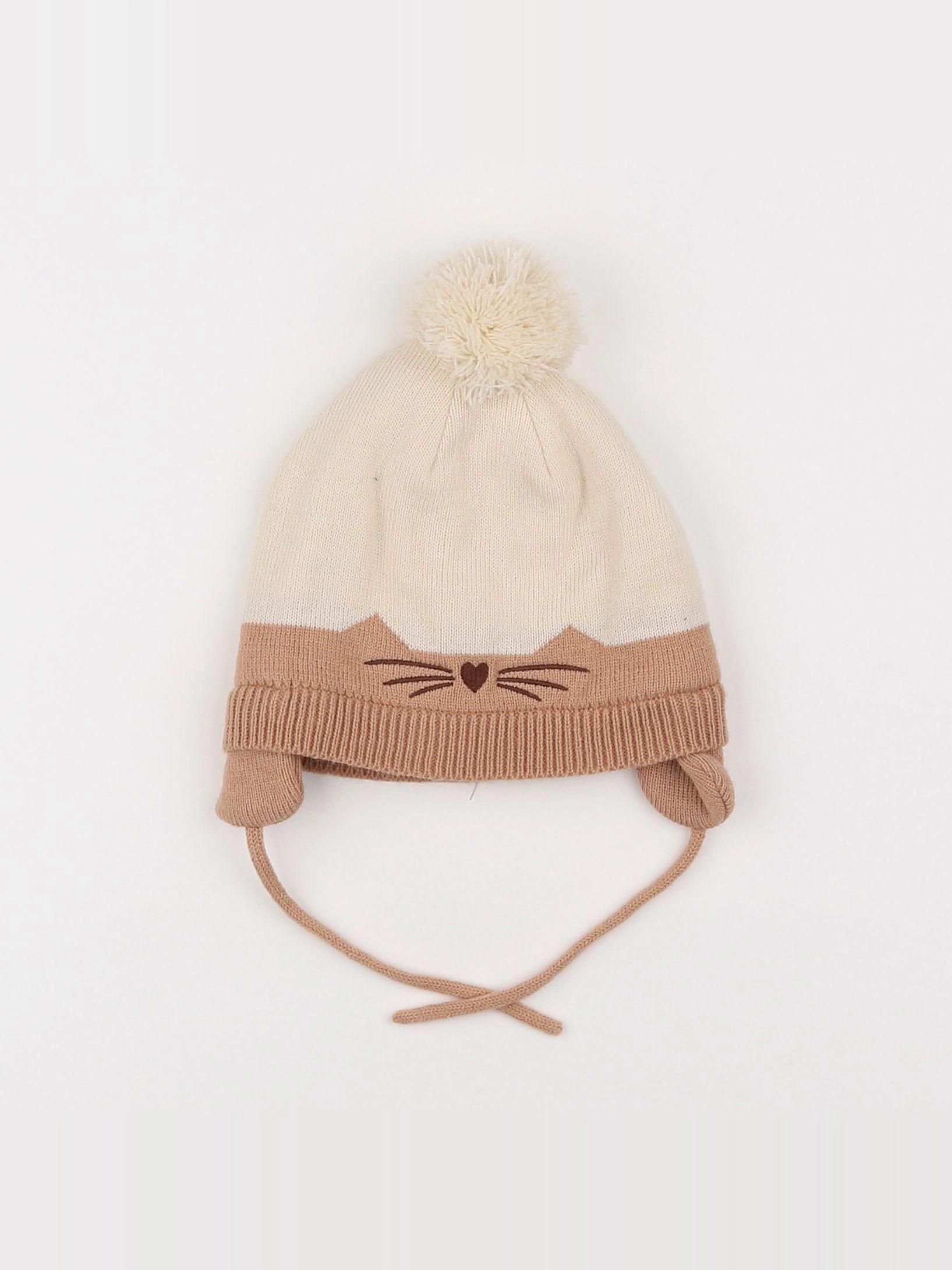 Vertbaudet - bonnet multicolore - 12/18 mois
