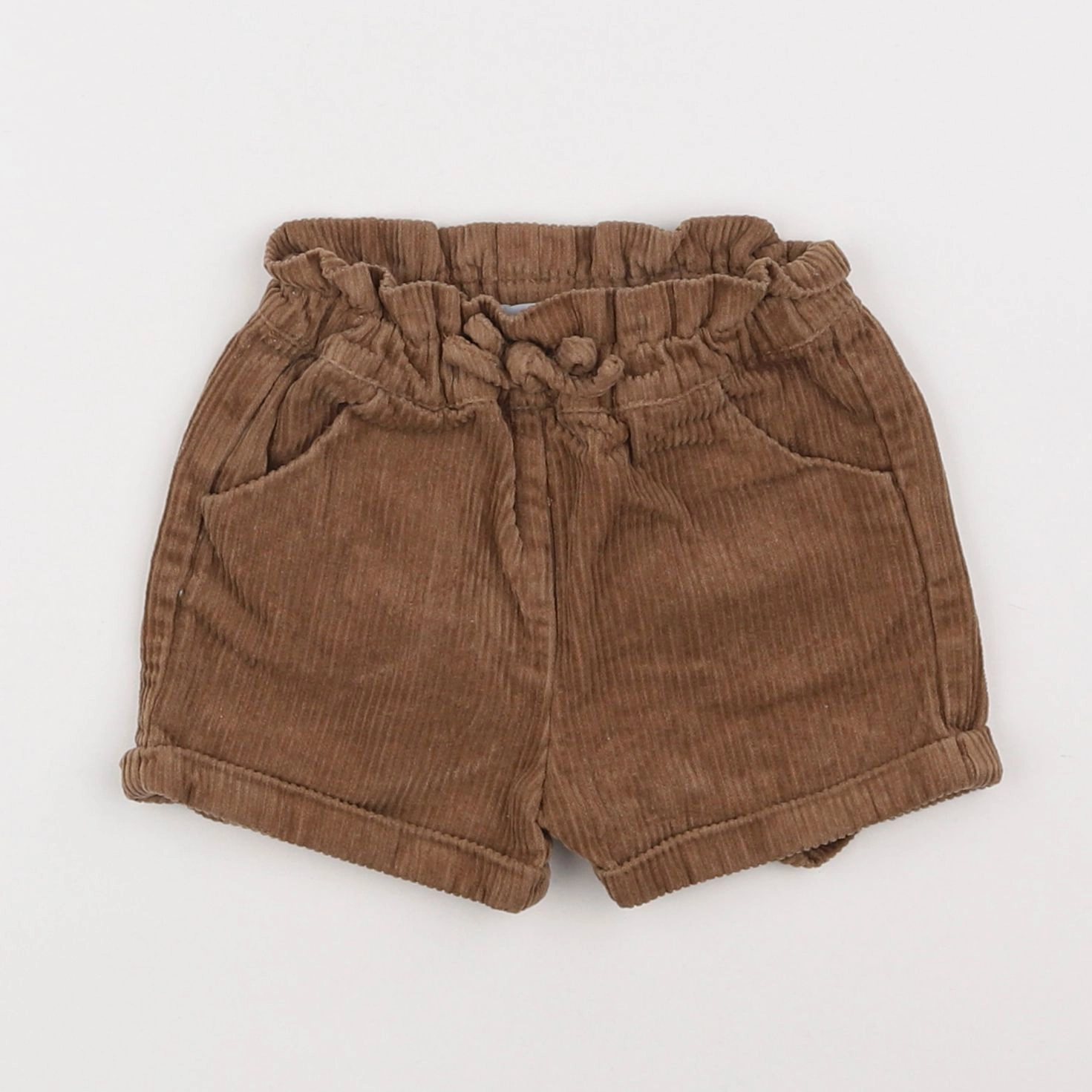 Vertbaudet - short marron - 9 mois