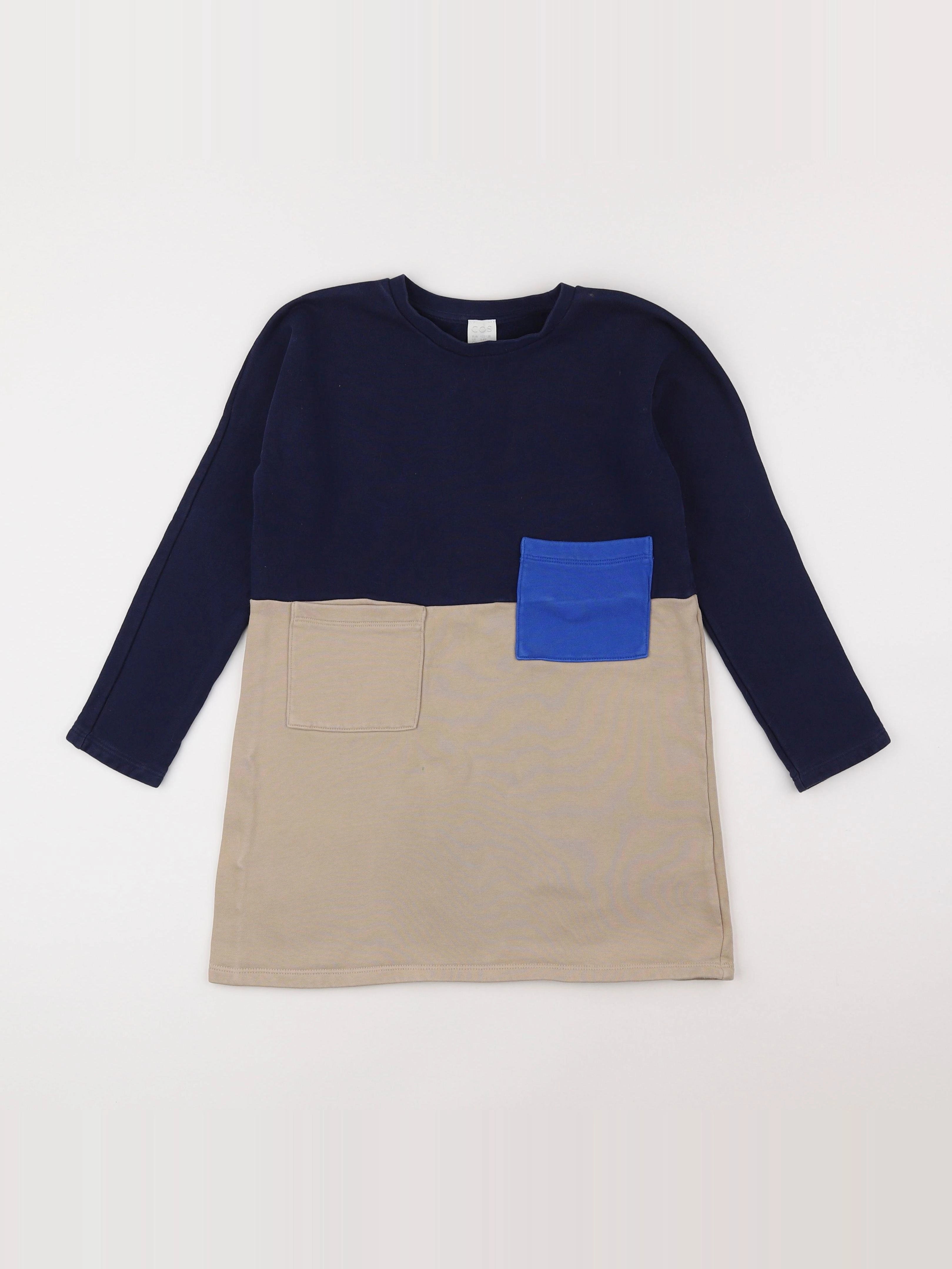 COS - robe bleu - 7/8 ans