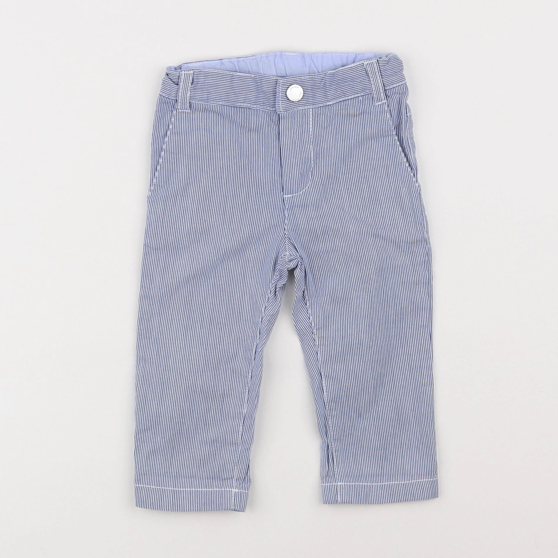 Jacadi - pantalon bleu - 12 mois