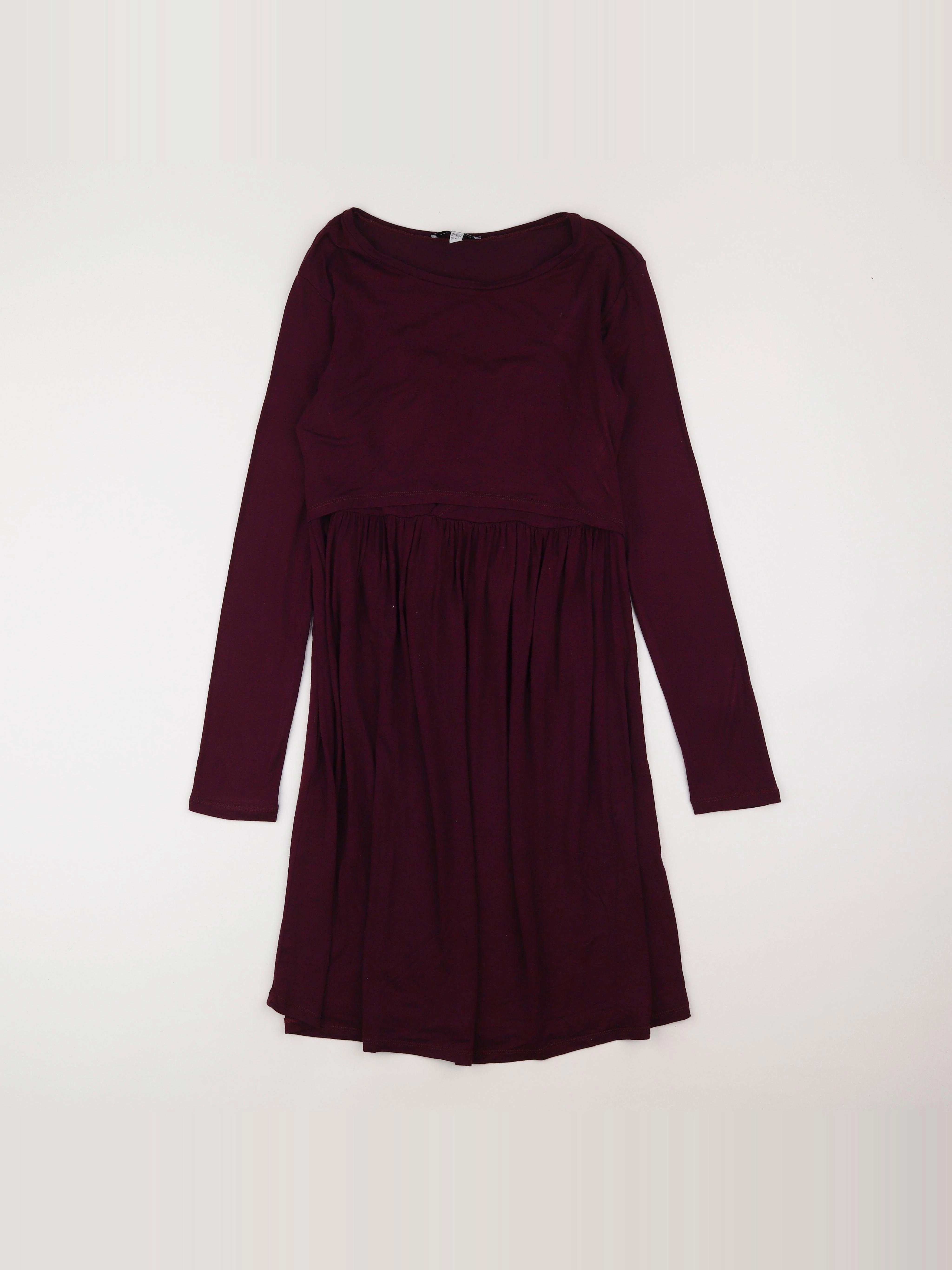 Envie de fraise - robe allaitement violet - 38 à 40