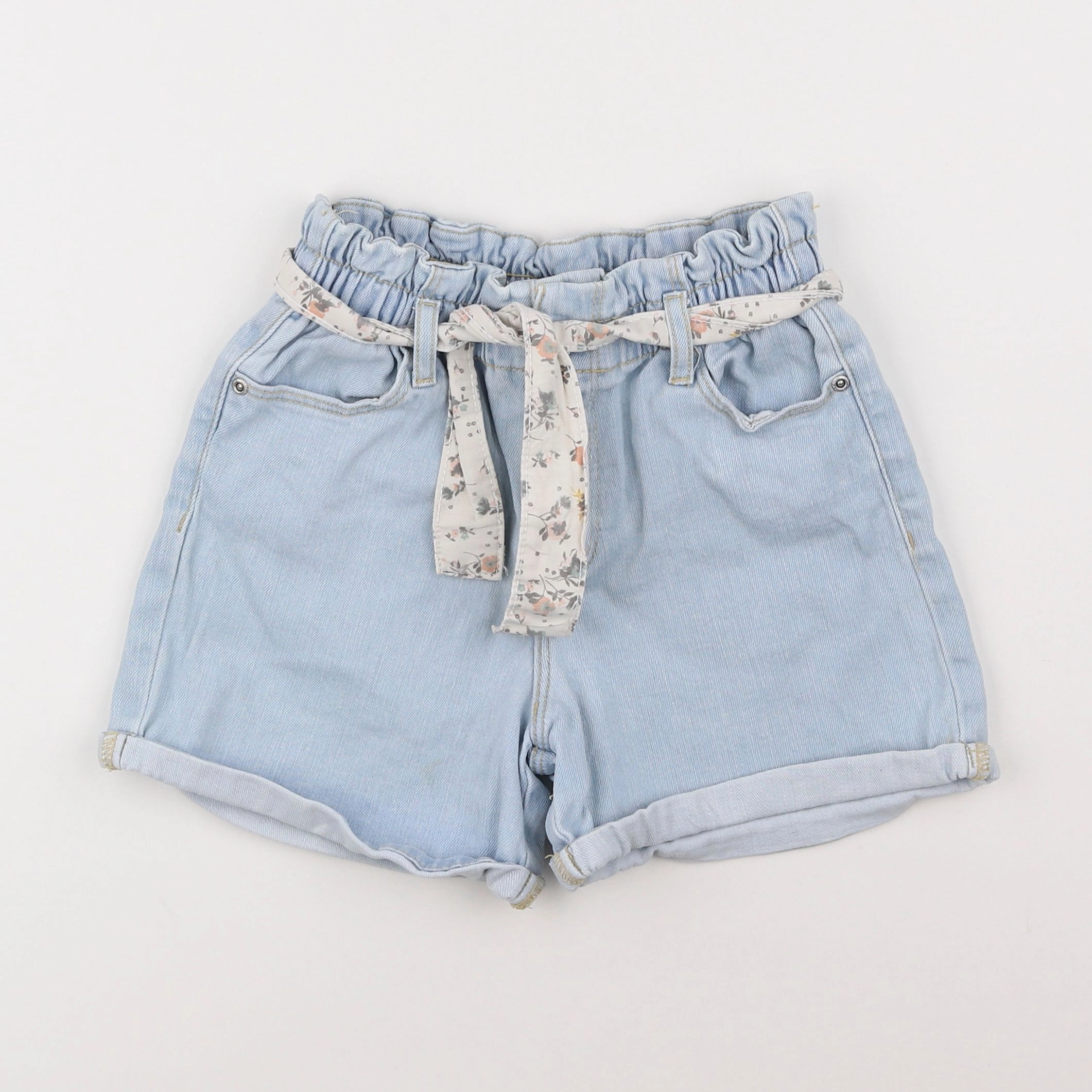 Vertbaudet - short bleu - 7 ans