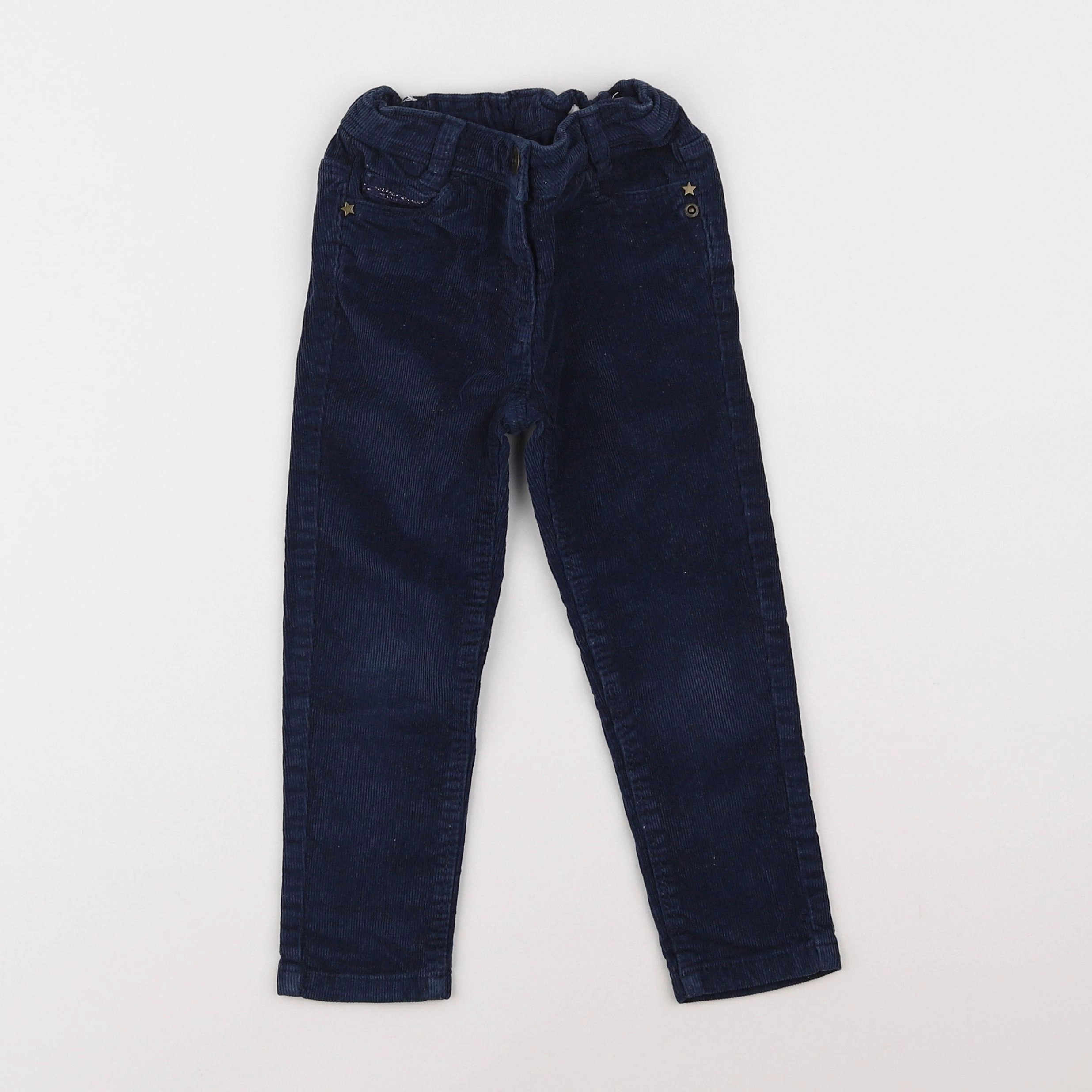 Vertbaudet - pantalon bleu - 3 ans