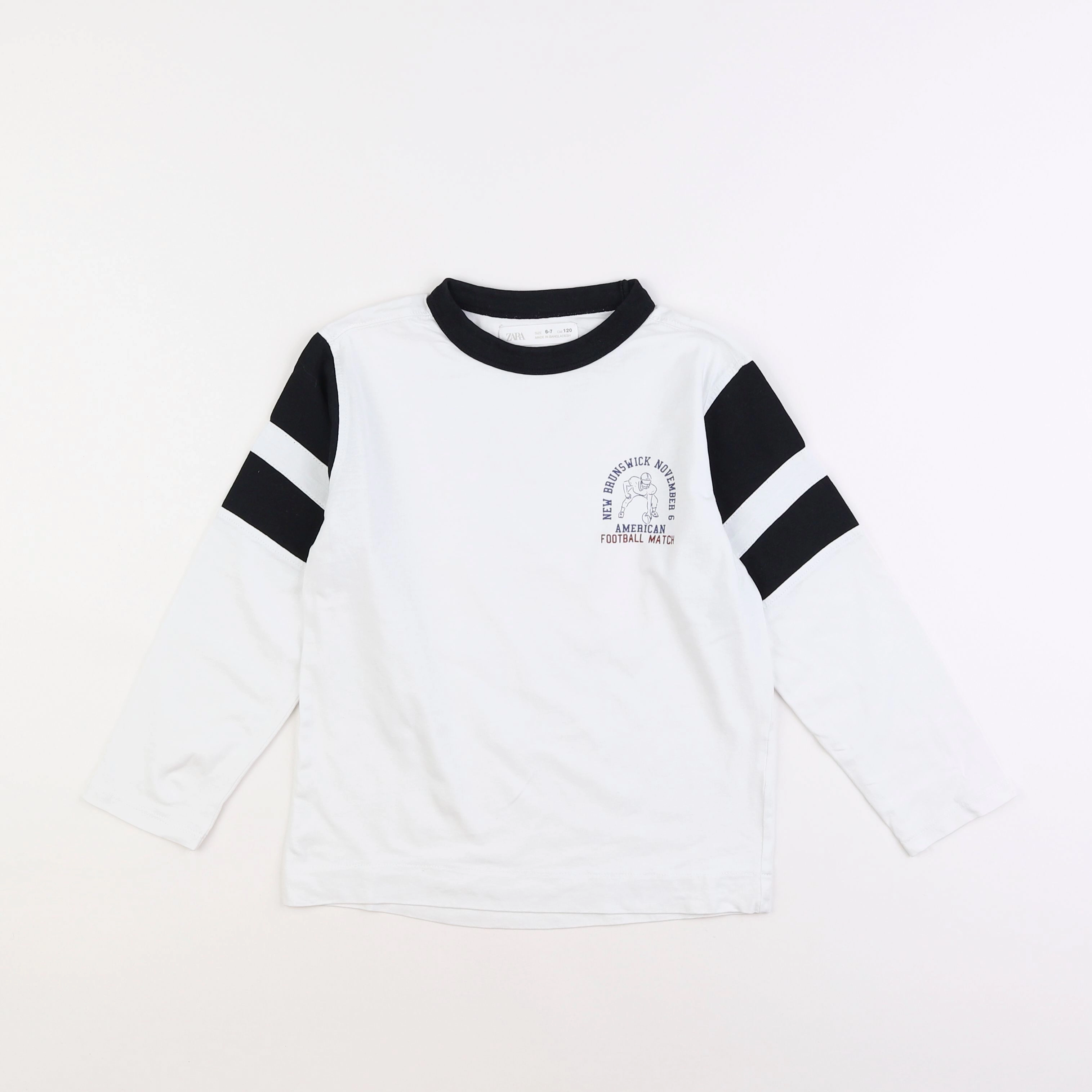 Zara - tee-shirt blanc - 6/7 ans