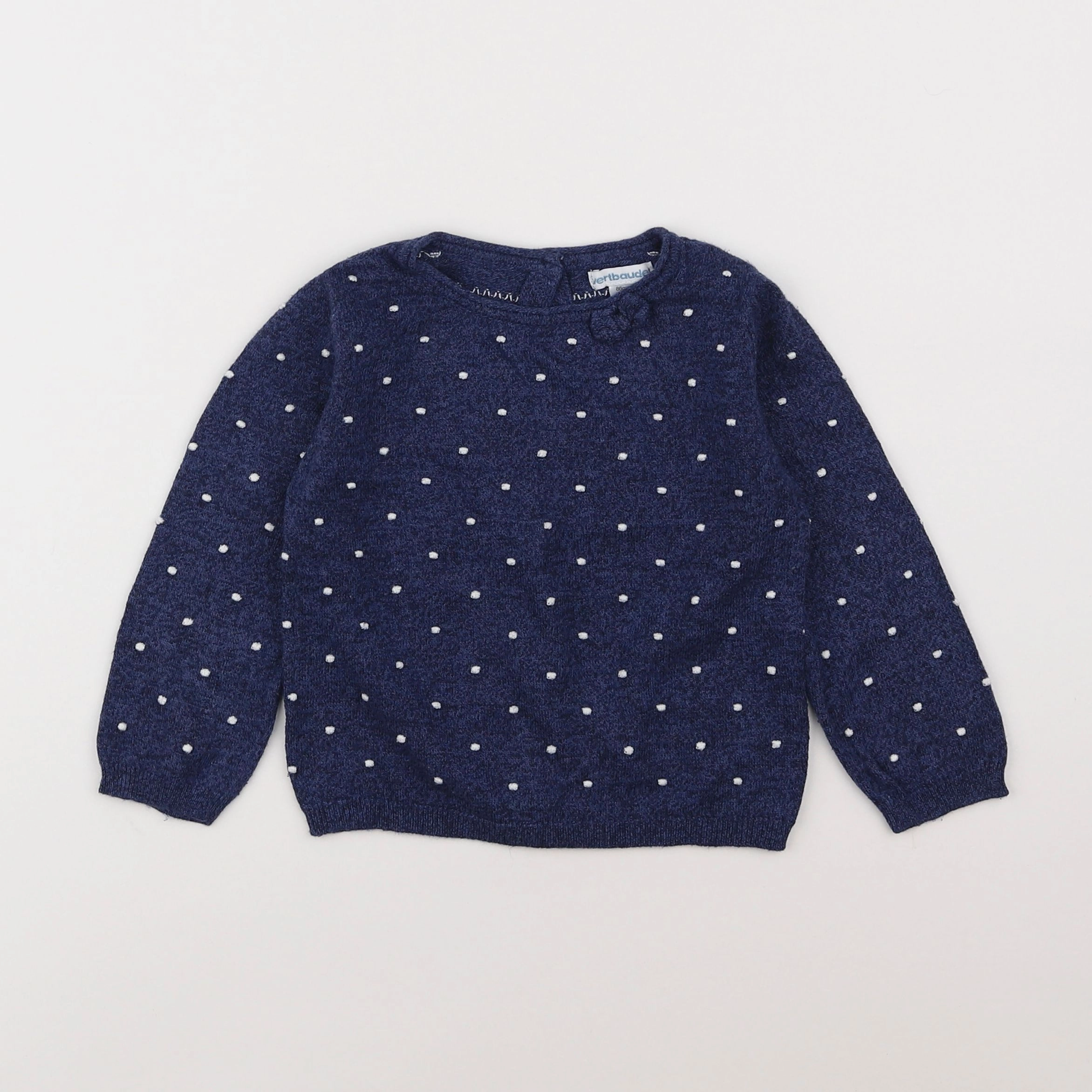 Vertbaudet - pull bleu - 2 ans