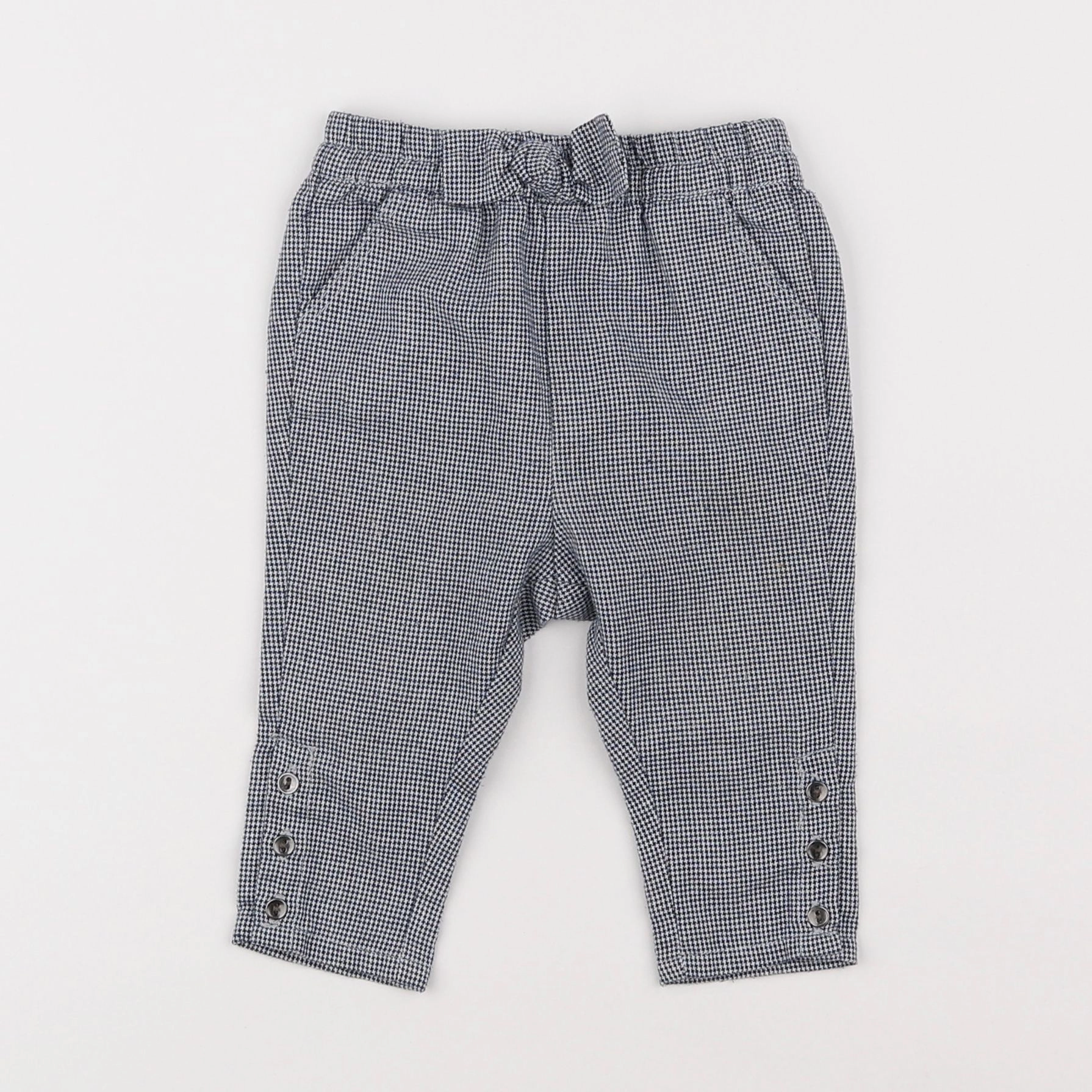 Vertbaudet - pantalon bleu - 9 mois