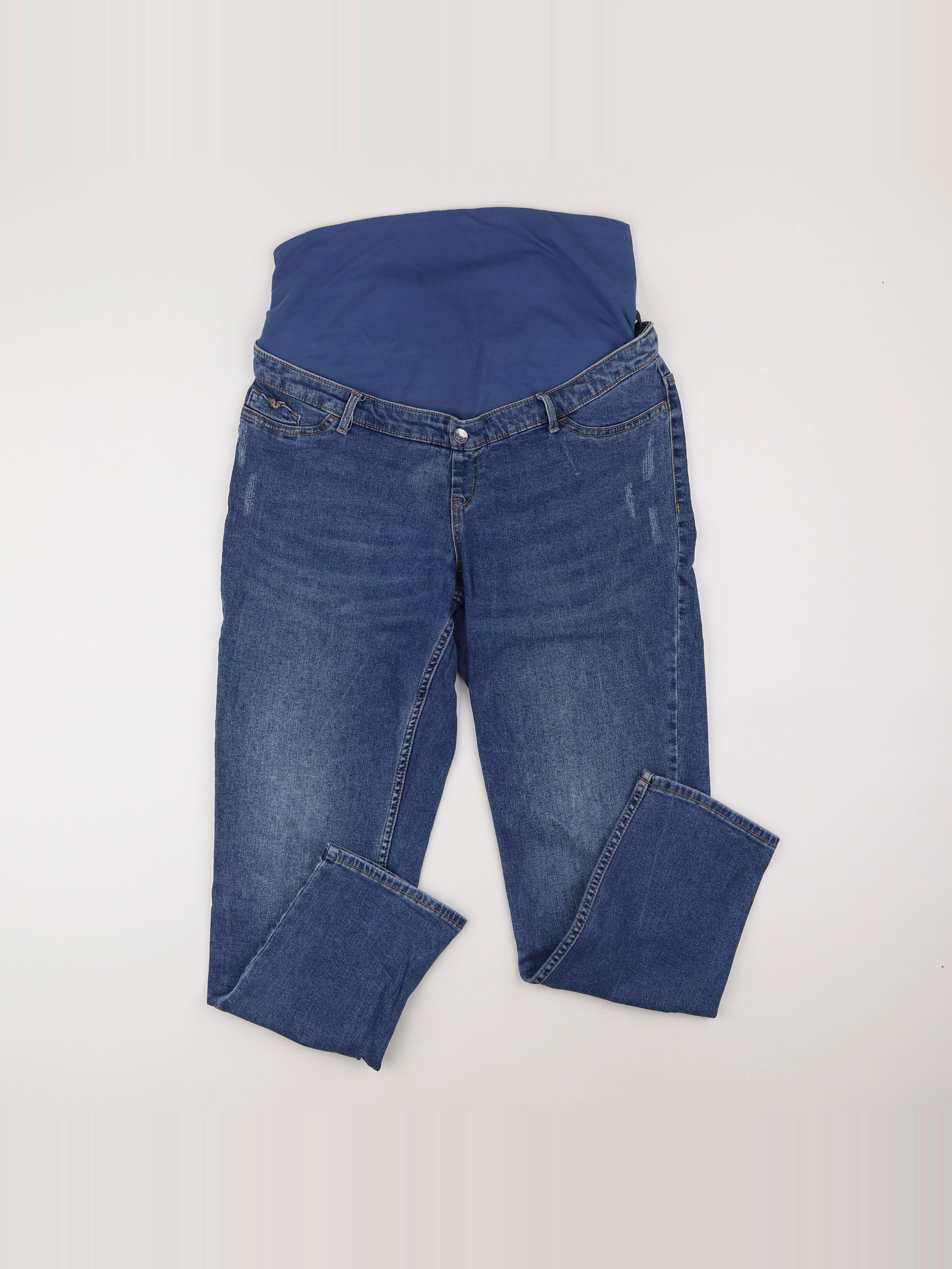 Kiabi - jean grossesse bleu - 42