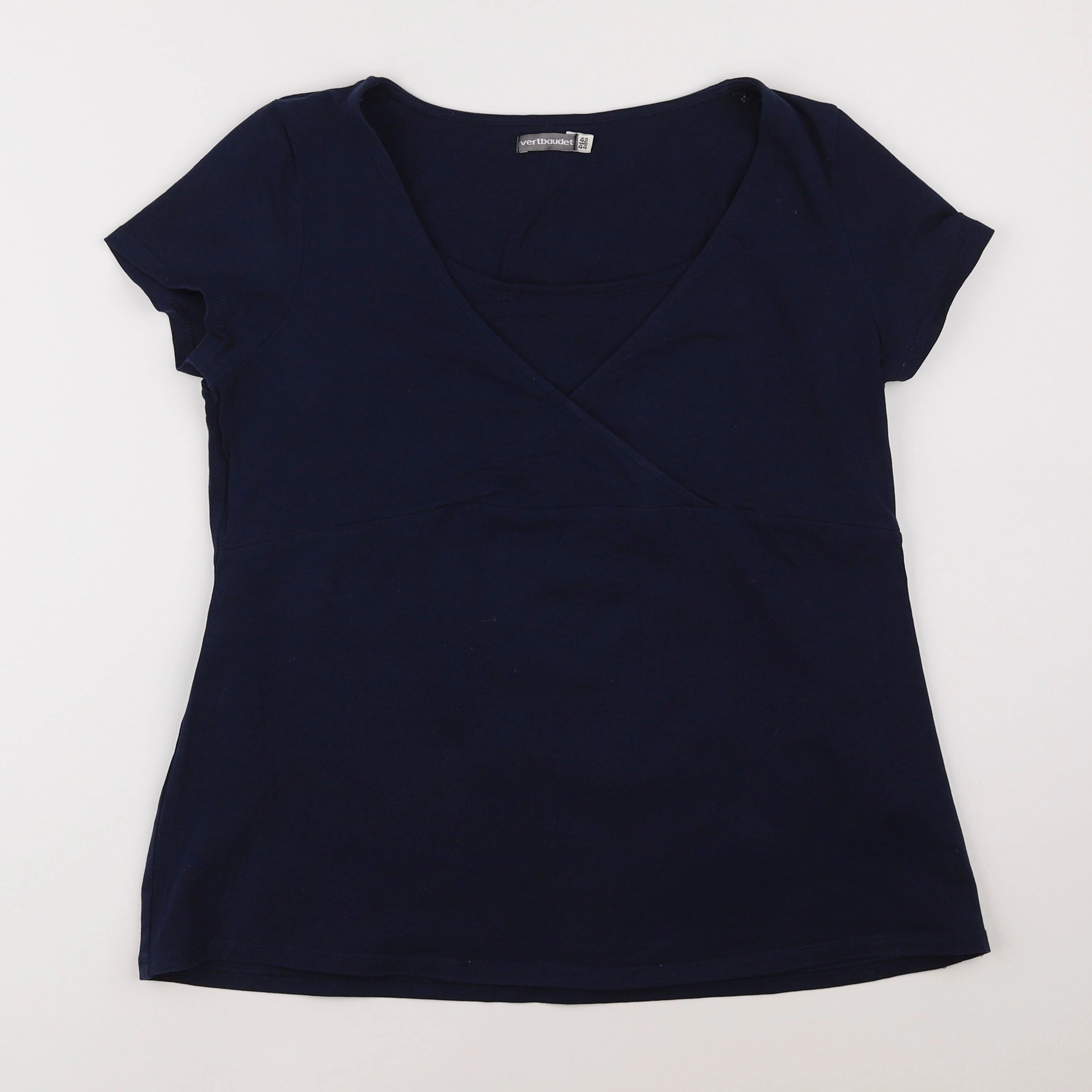 Vertbaudet - tee-shirt grossesse bleu - 42 à 44