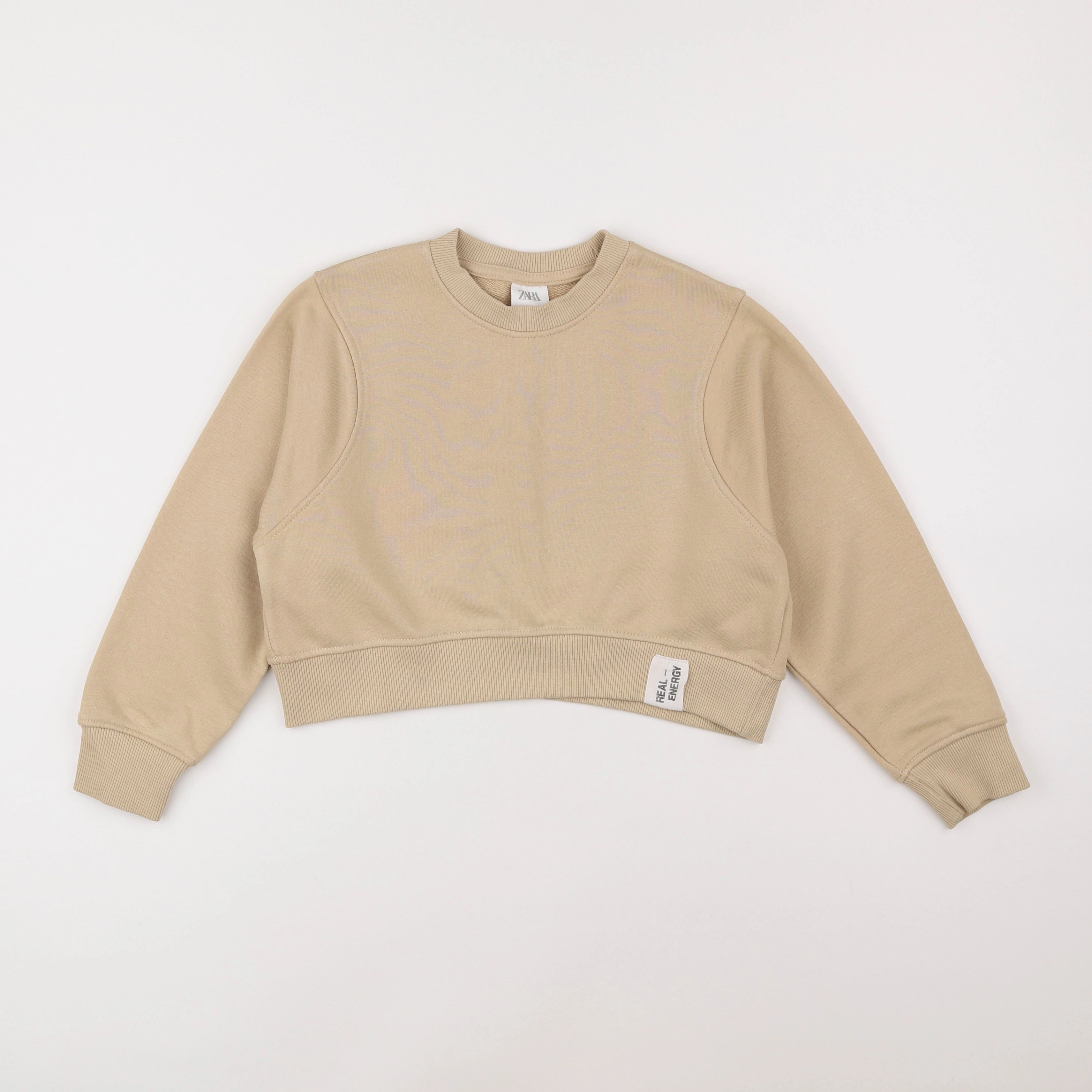 Zara - sweat beige - 9 ans