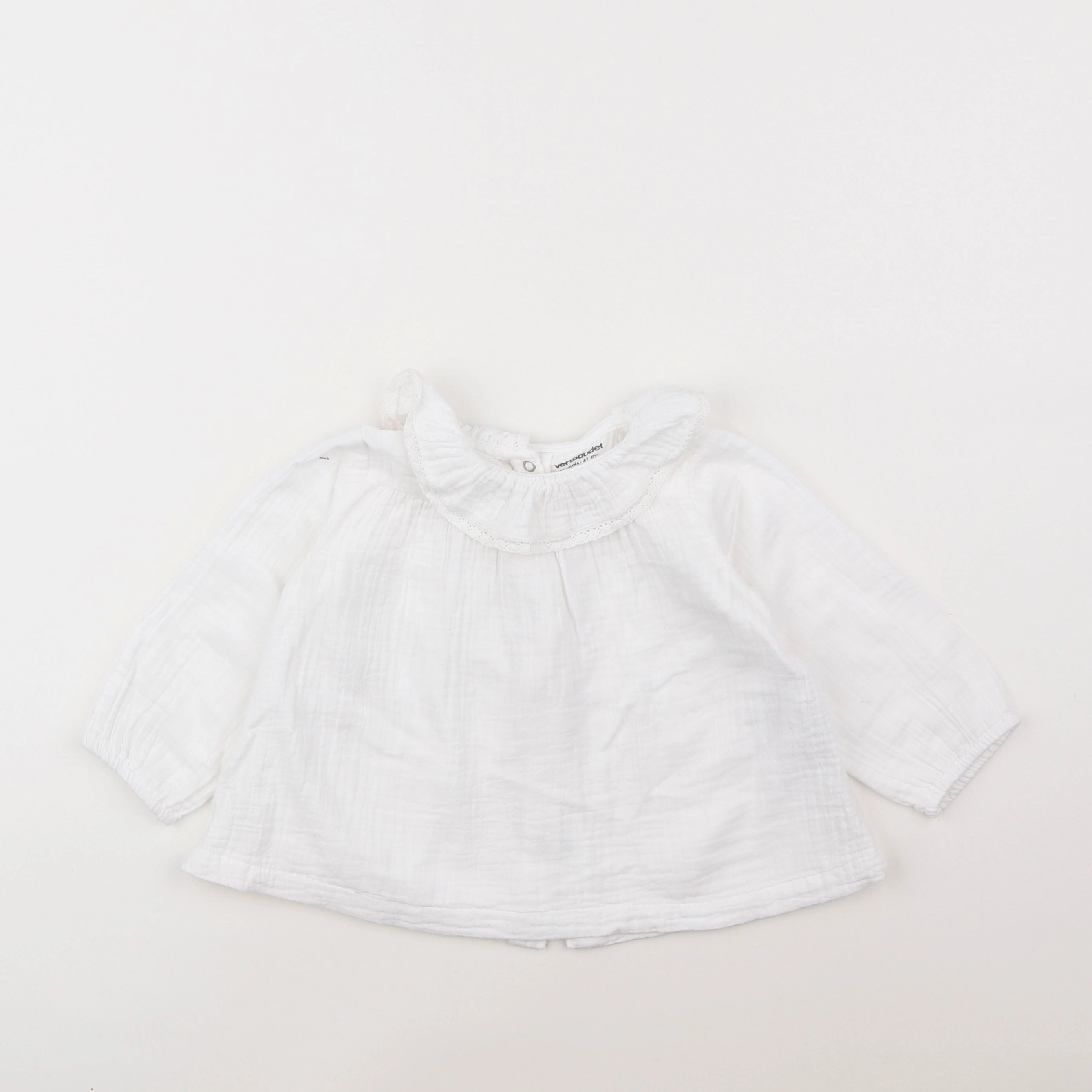 Vertbaudet - blouse blanc - 18 mois