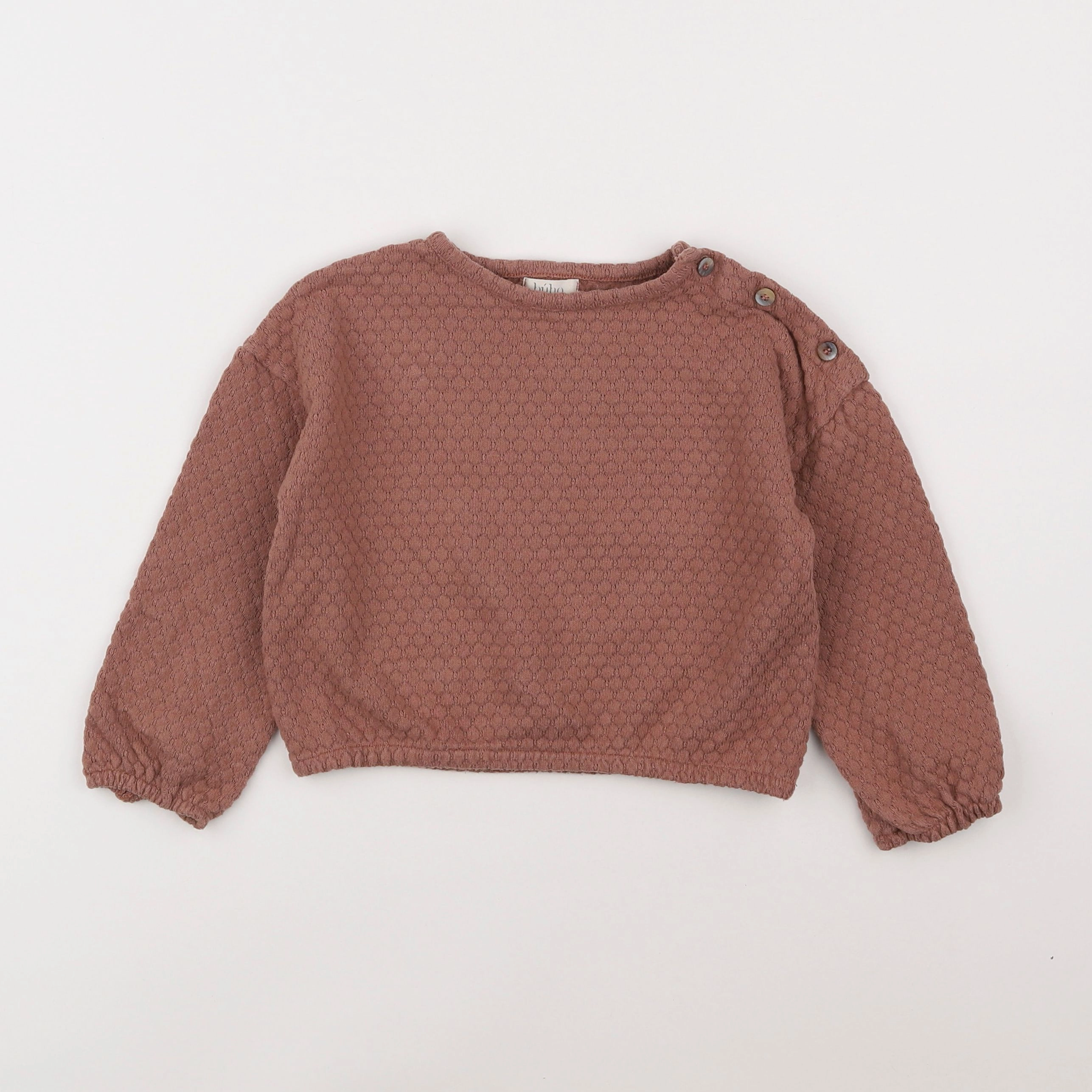 Buho - pull marron - 3 ans