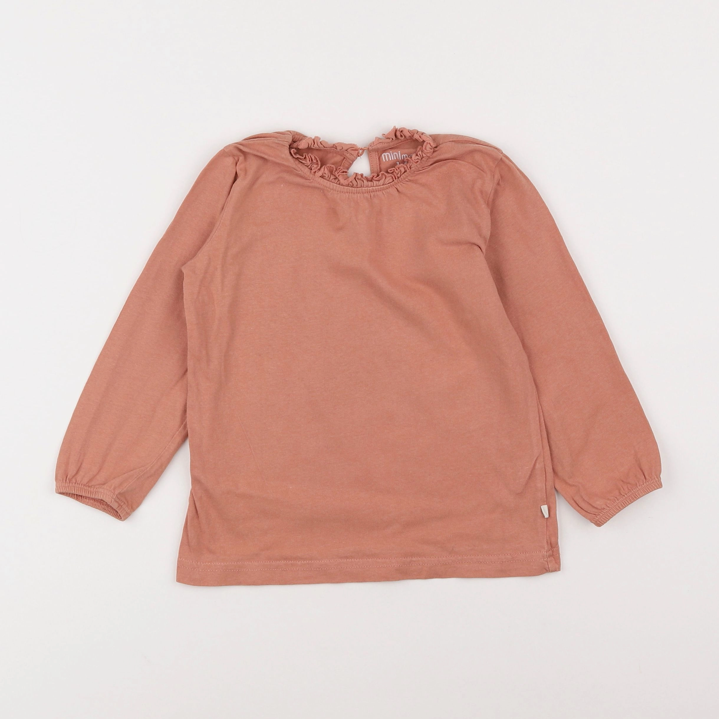 Minimalisma - tee-shirt rose - 3/4 ans