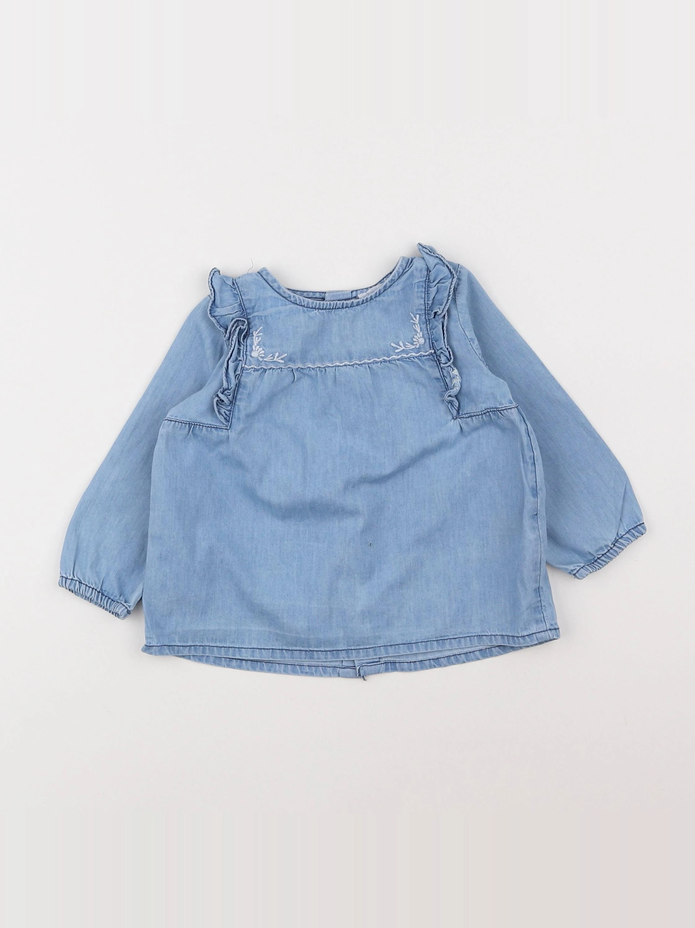 Boutchou - blouse bleu - 18 mois