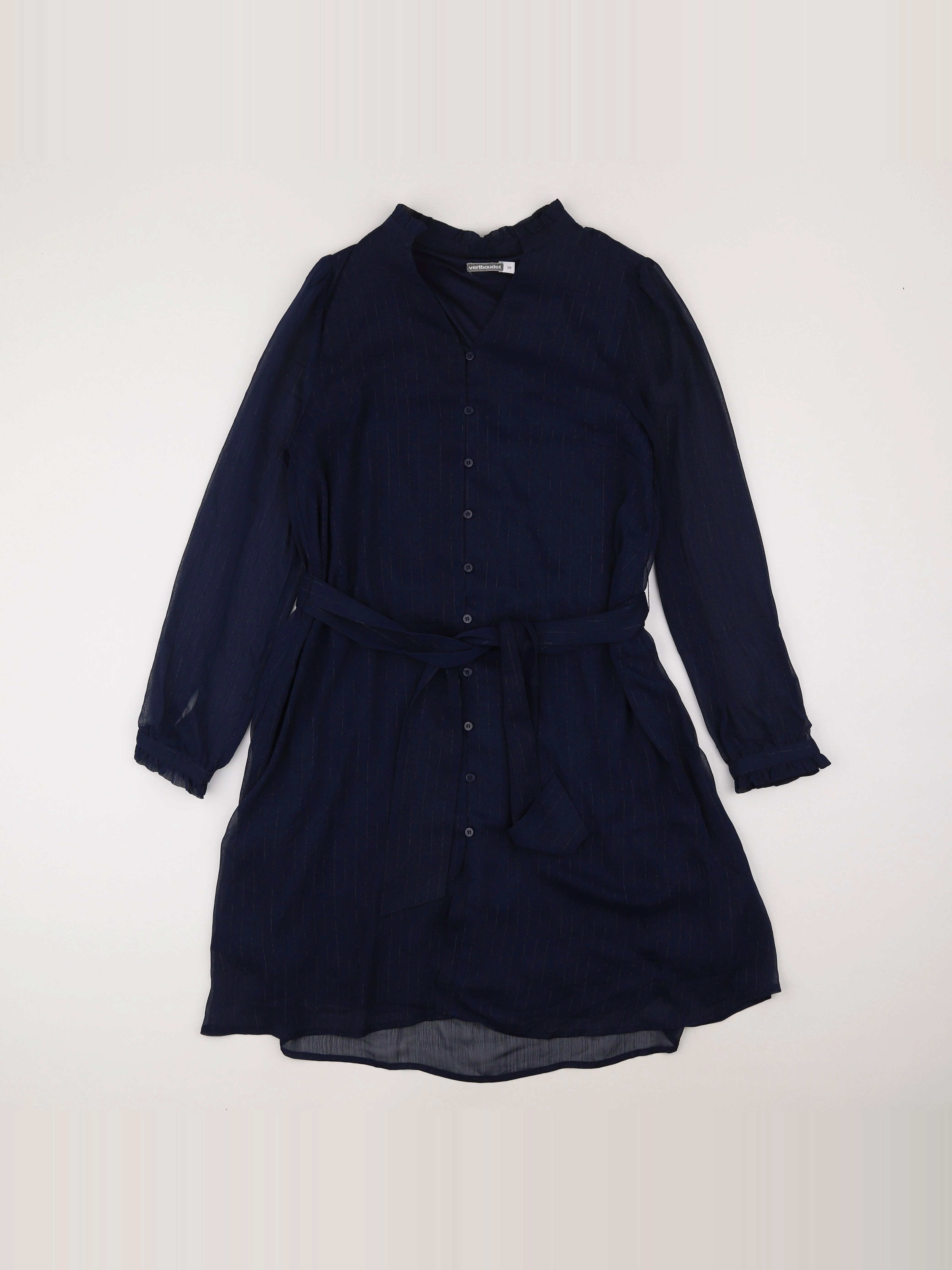 Vertbaudet - robe grossesse bleu - 38