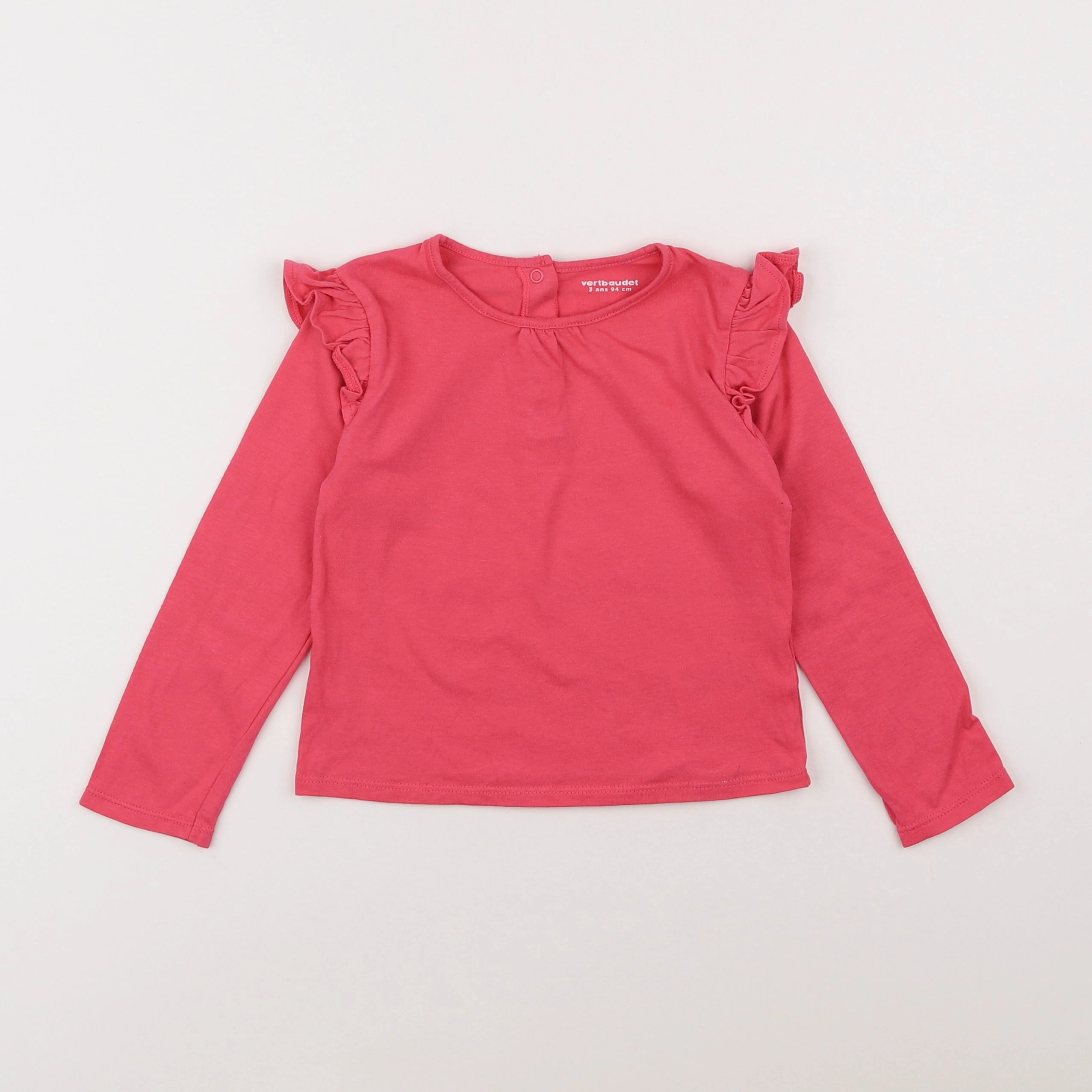 Vertbaudet - tee-shirt rose - 3 ans