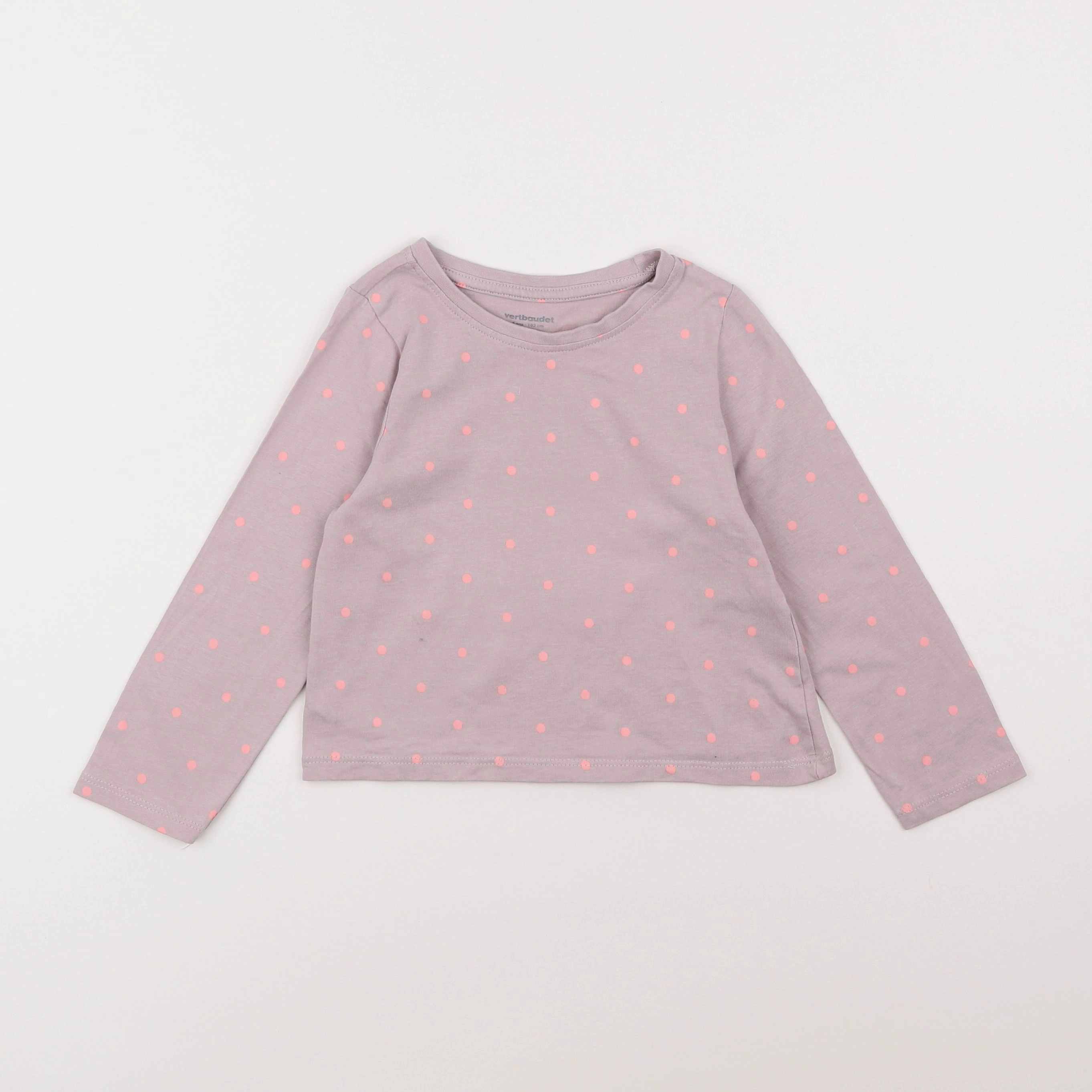 Vertbaudet - tee-shirt violet - 4 ans