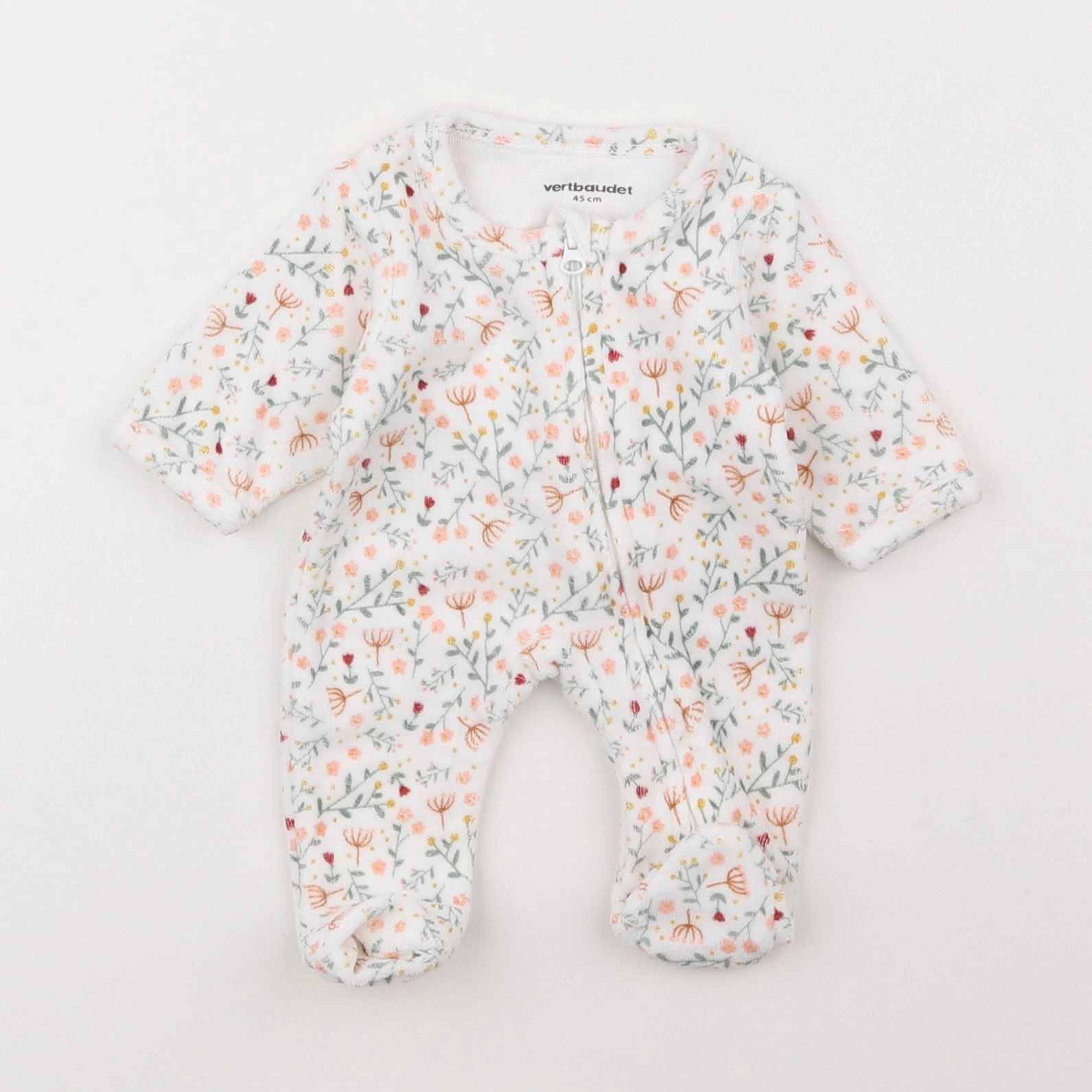 Vertbaudet - pyjama velours multicolore - Prématuré