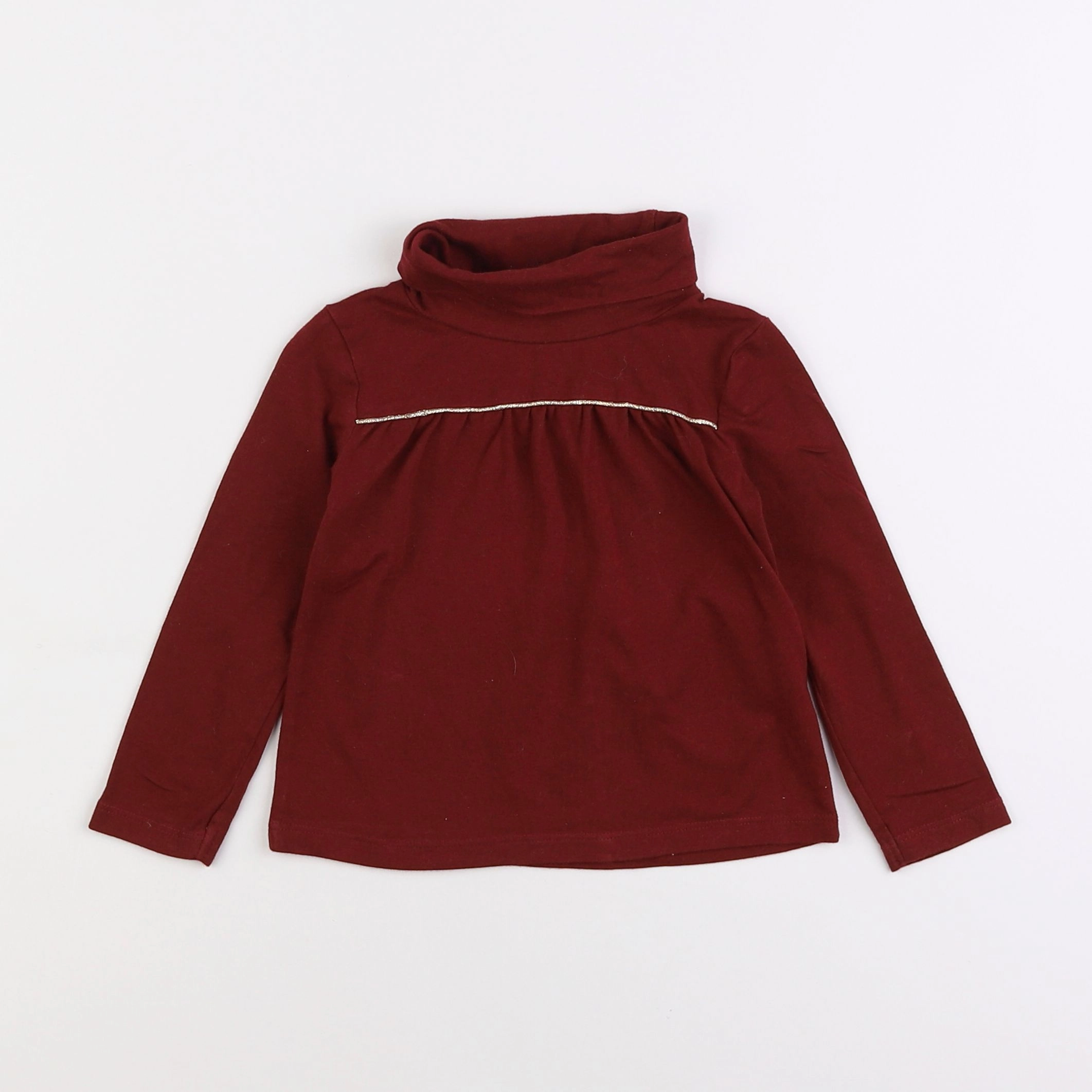 Vertbaudet - sous-pull rouge - 2 ans