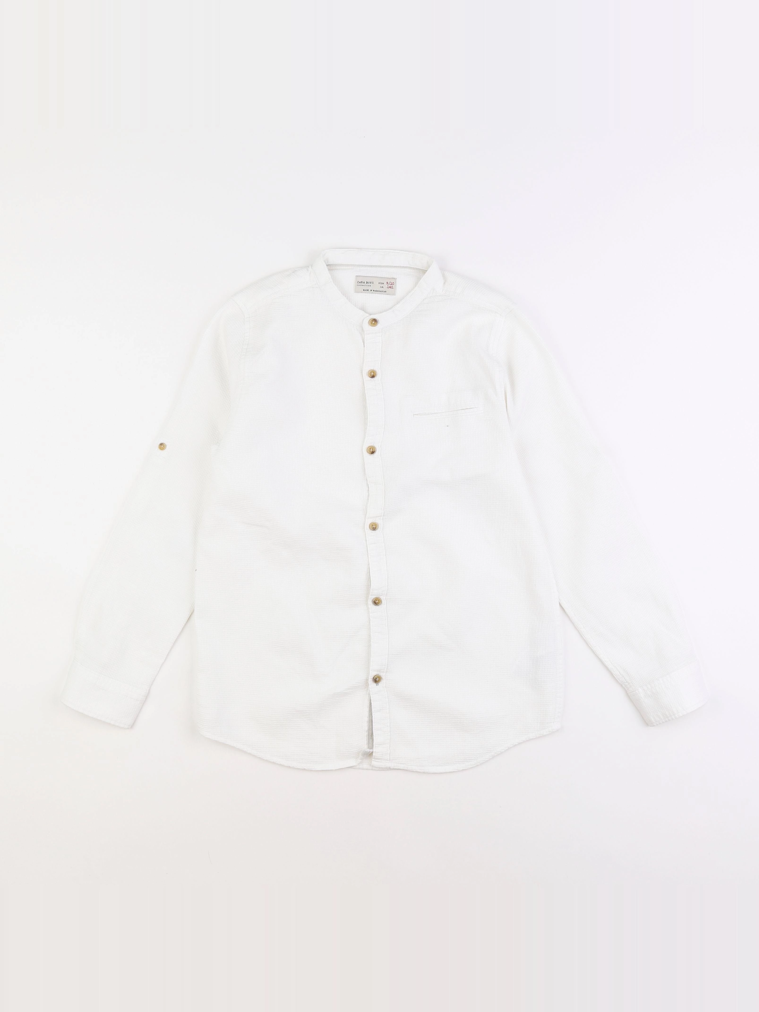 Zara - chemise blanc - 9/10 ans