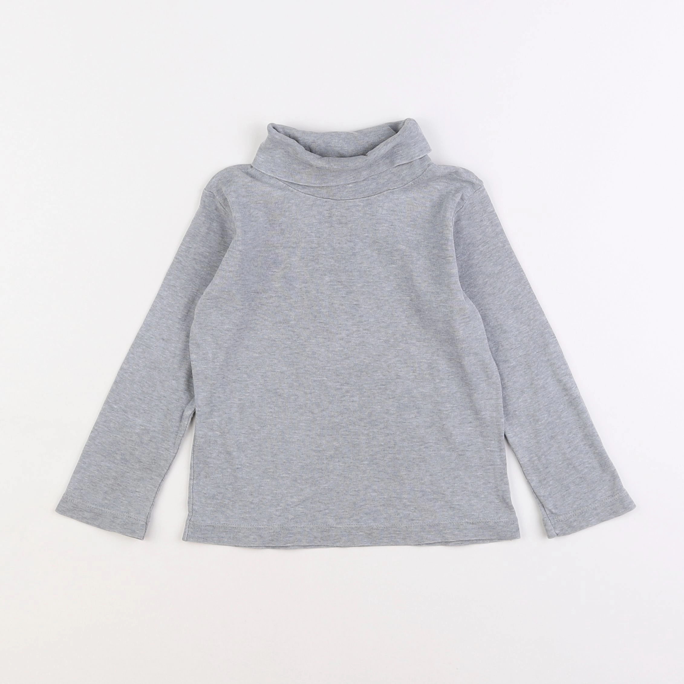 Petit Bateau - sous-pull gris - 4 ans