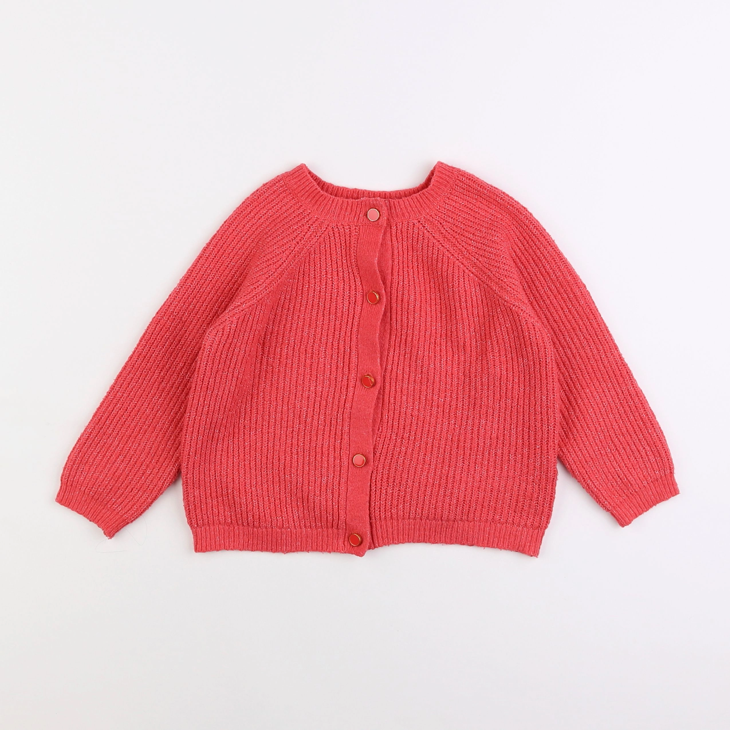 Vertbaudet - gilet rose - 4 ans