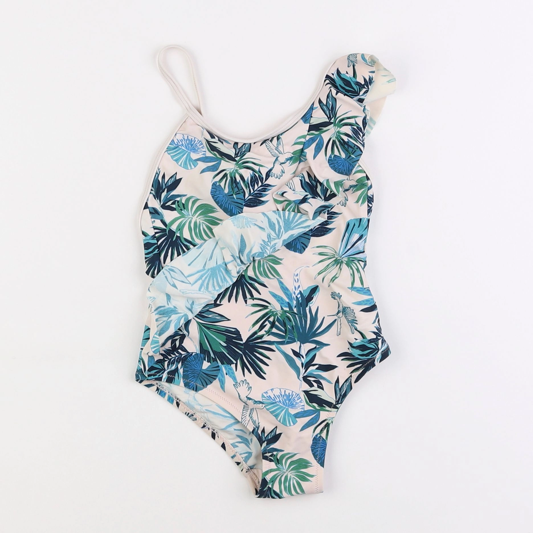 Vertbaudet - maillot de bain rose, bleu - 4 ans