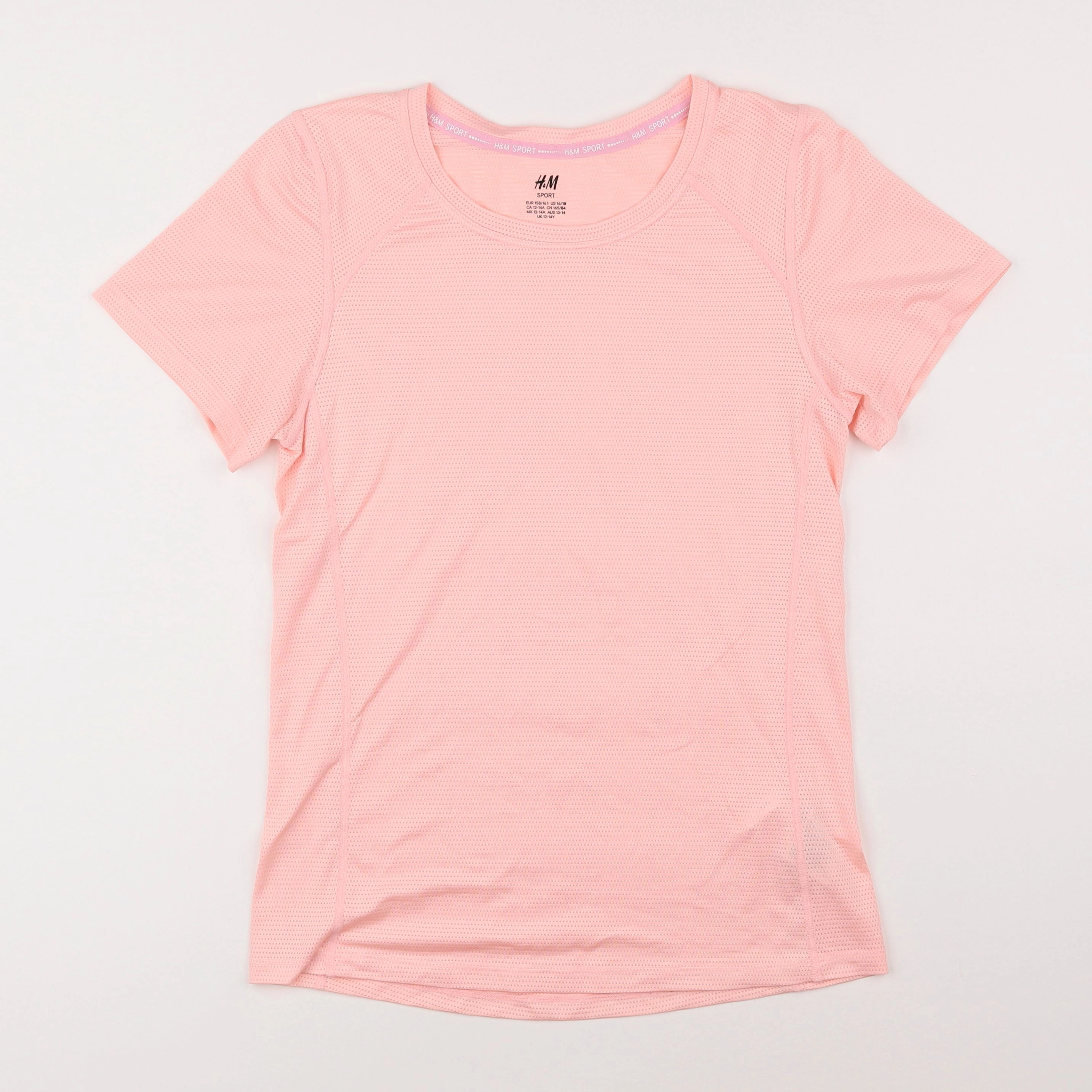 H&M - tee-shirt rose - 12/14 ans