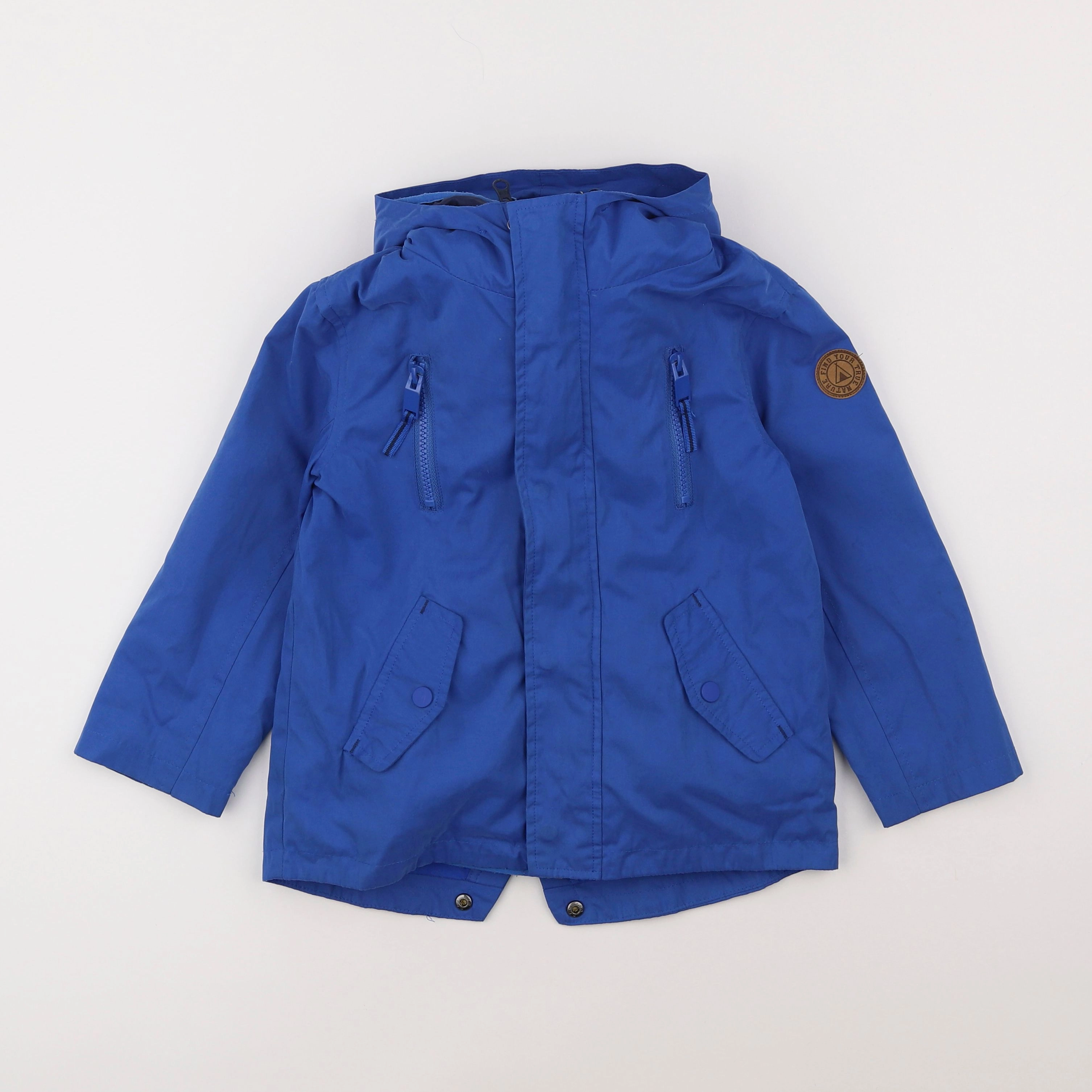 Vertbaudet - parka bleu - 5 ans