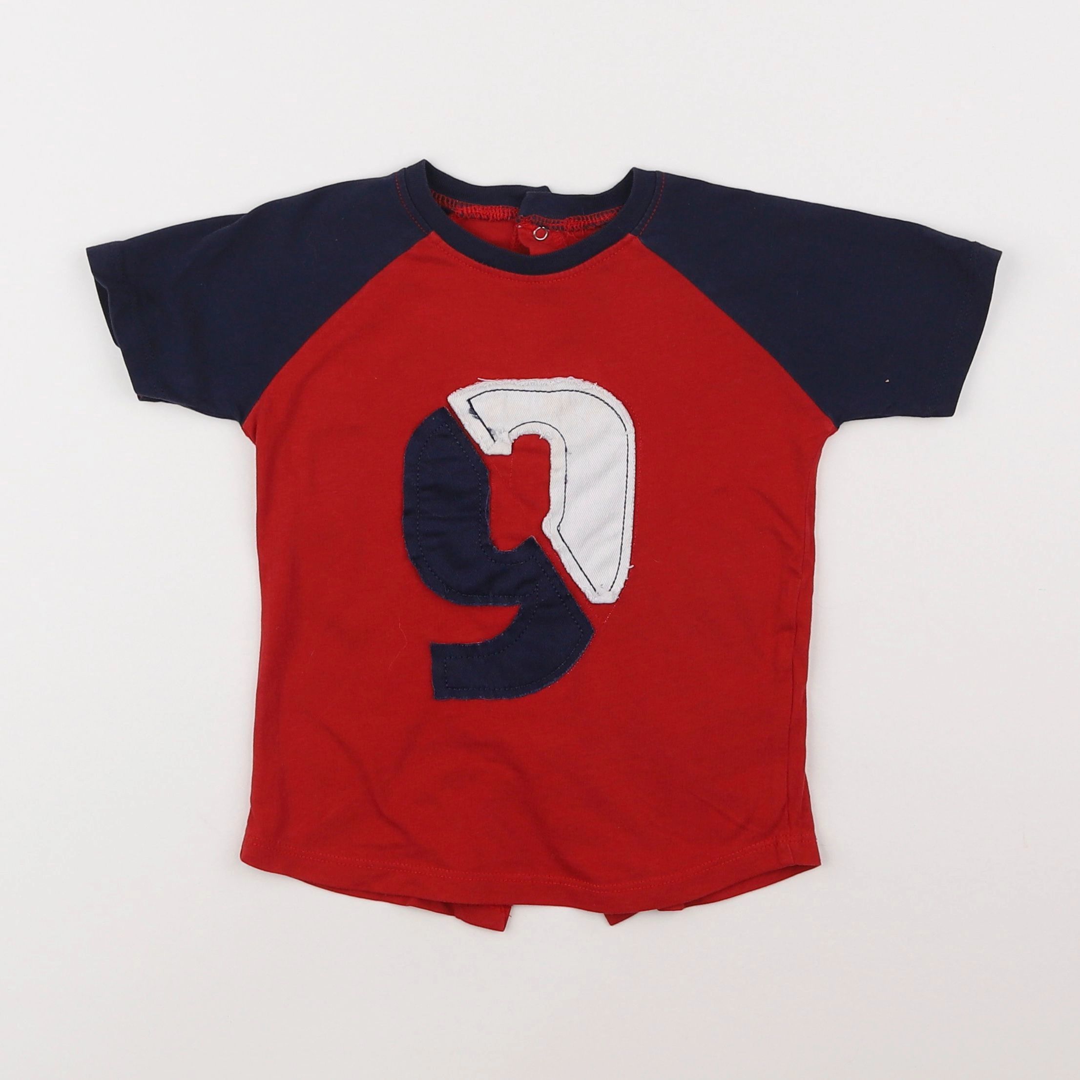 Vertbaudet - tee-shirt rouge - 3 ans