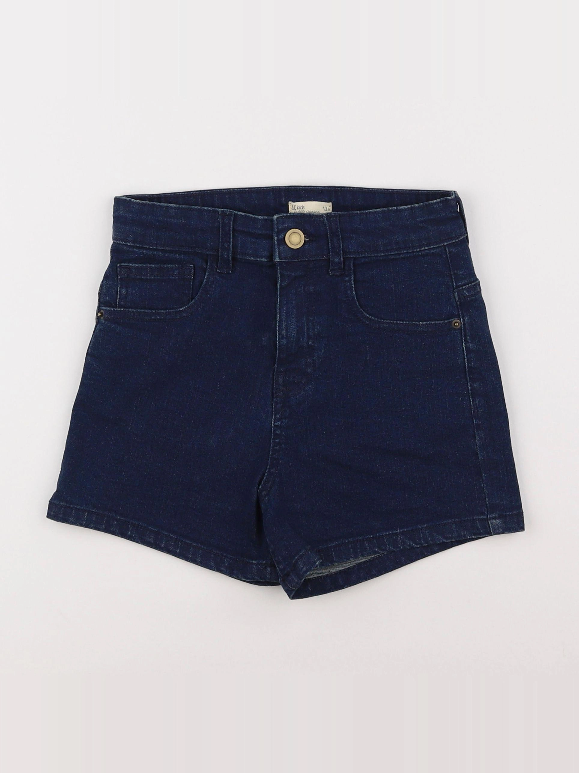 Little Cigogne - short bleu - 12 ans