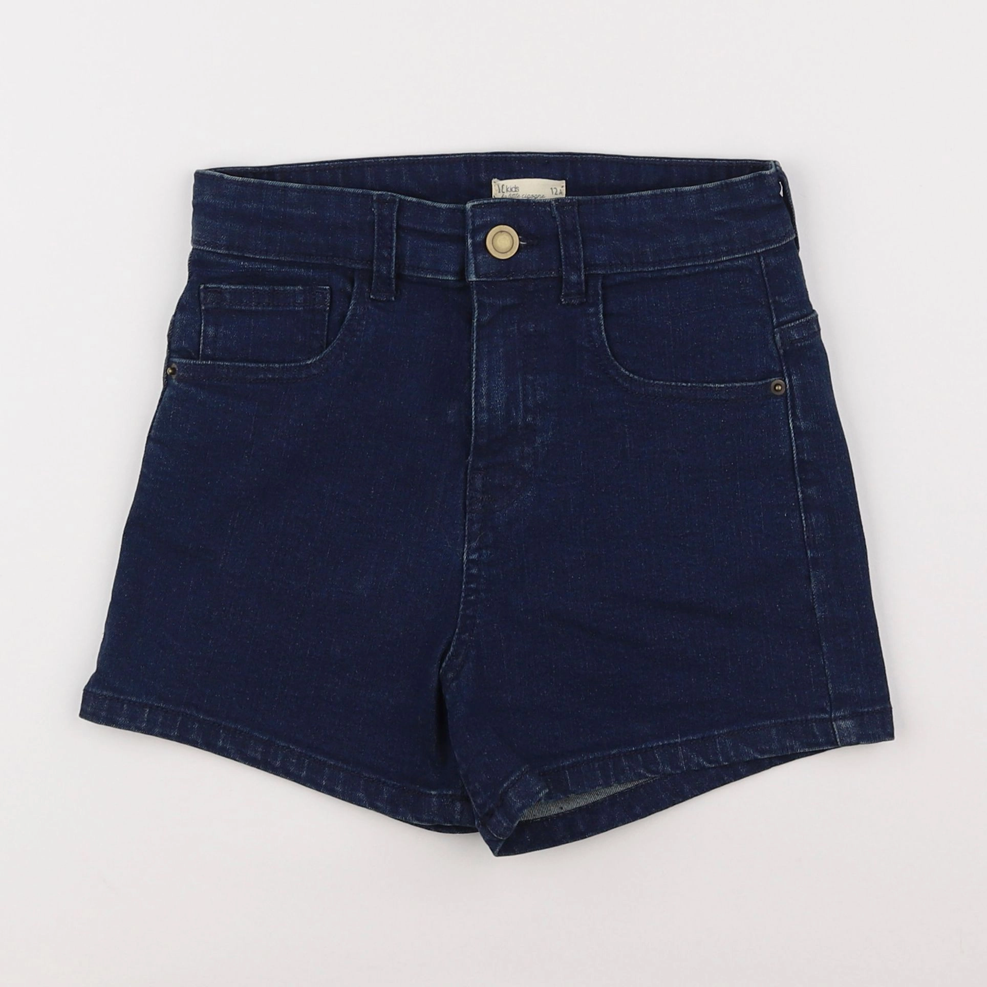 Little Cigogne - short bleu - 12 ans