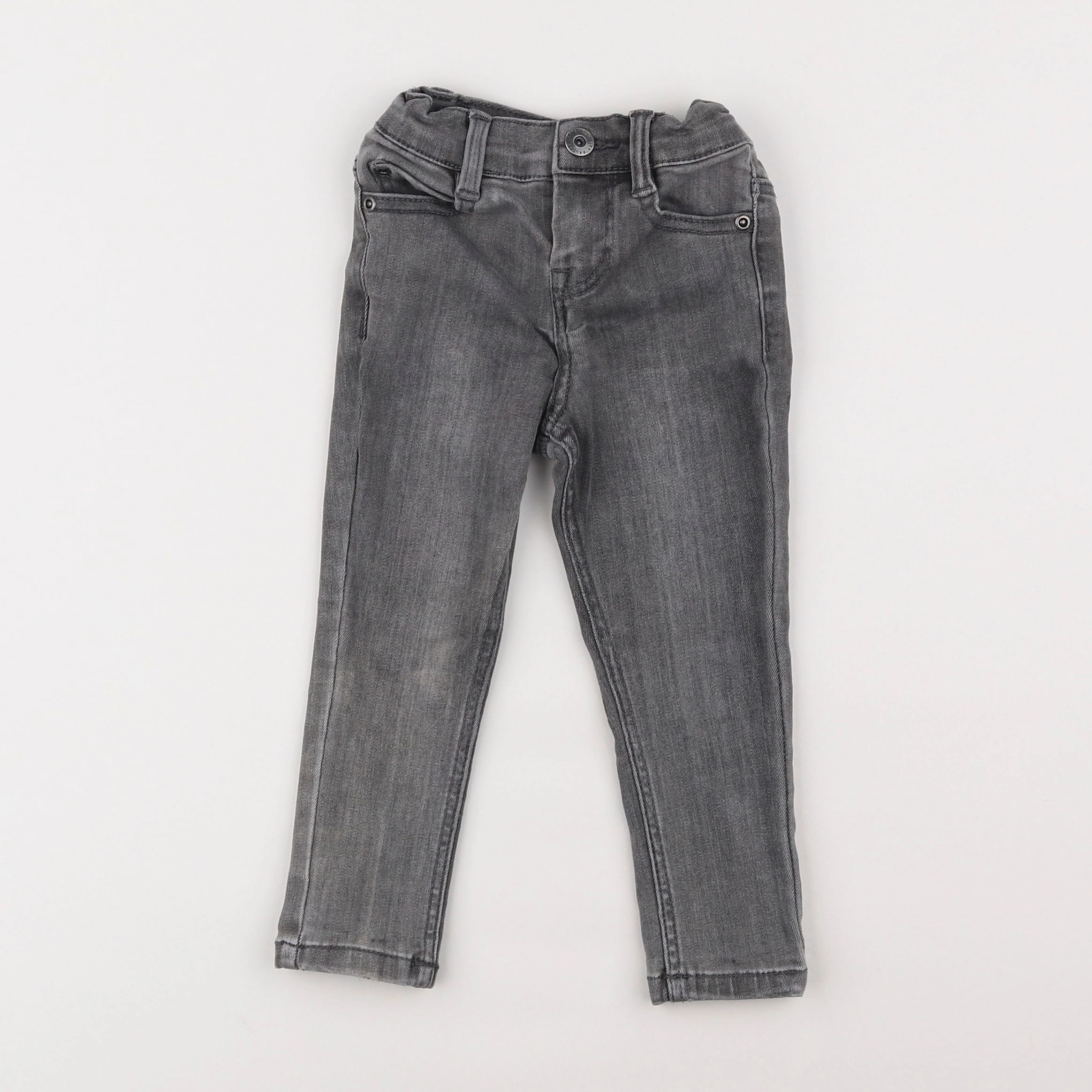 Vertbaudet - jean gris - 2 ans