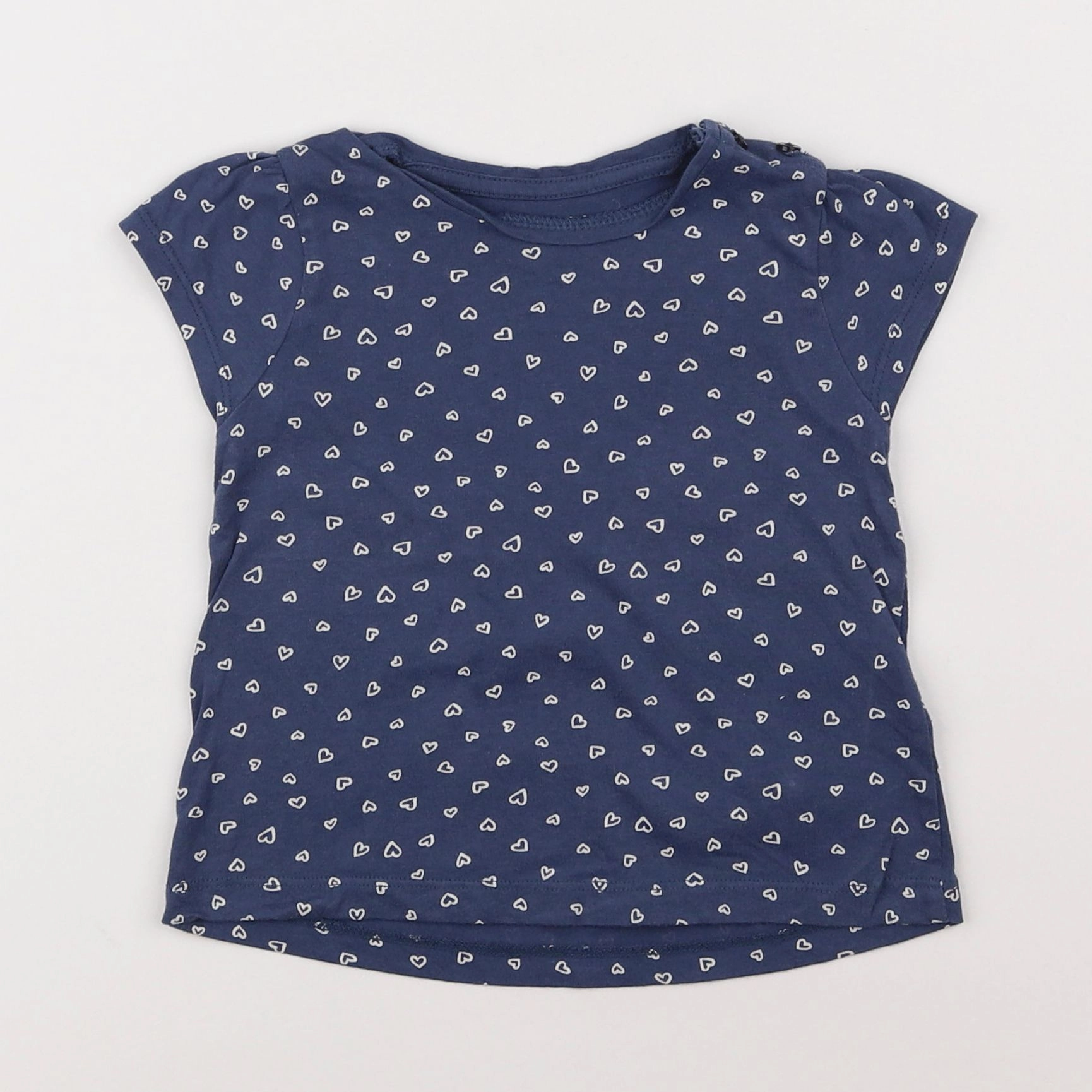 Vertbaudet - tee-shirt bleu - 18 mois