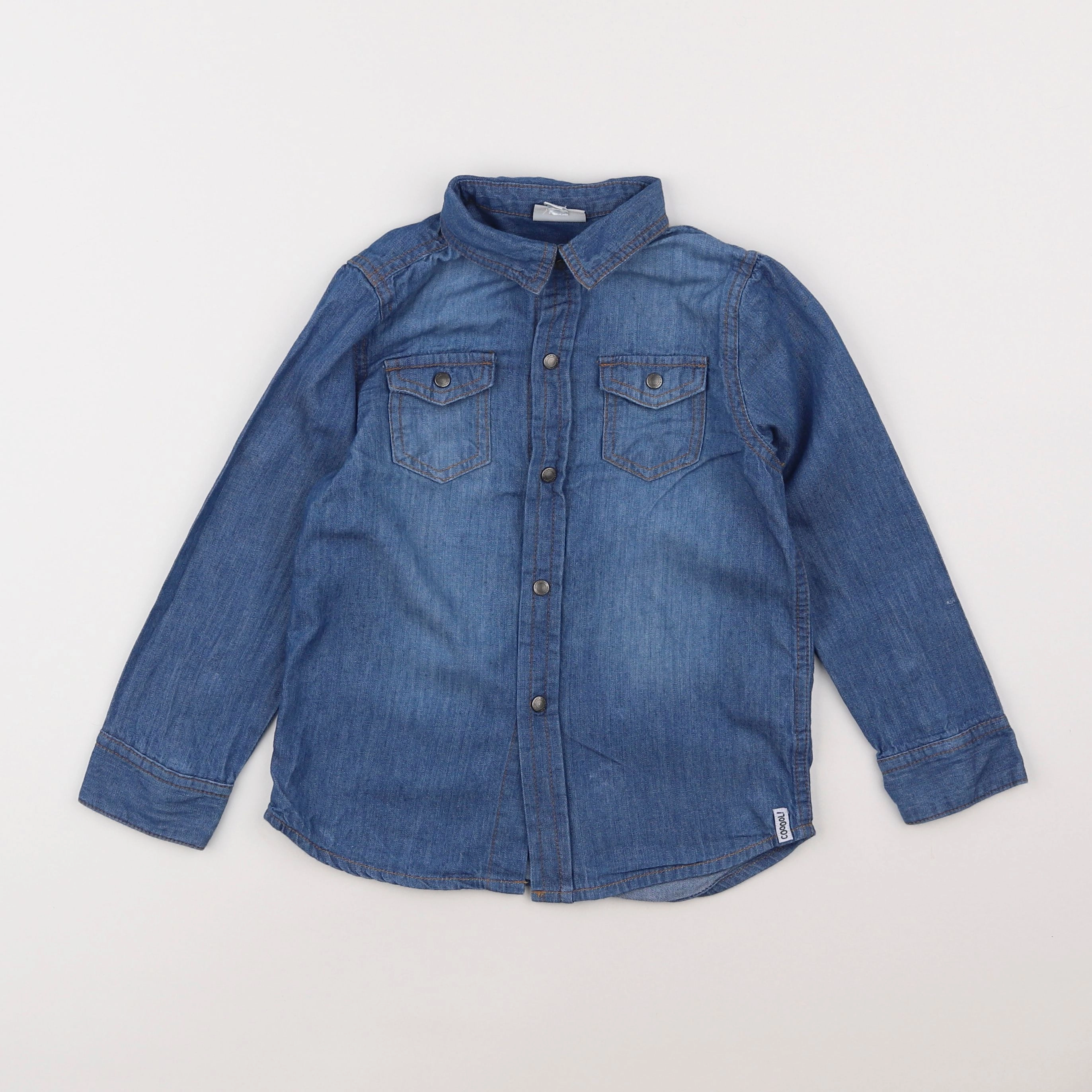 Vertbaudet - chemise bleu - 5 ans