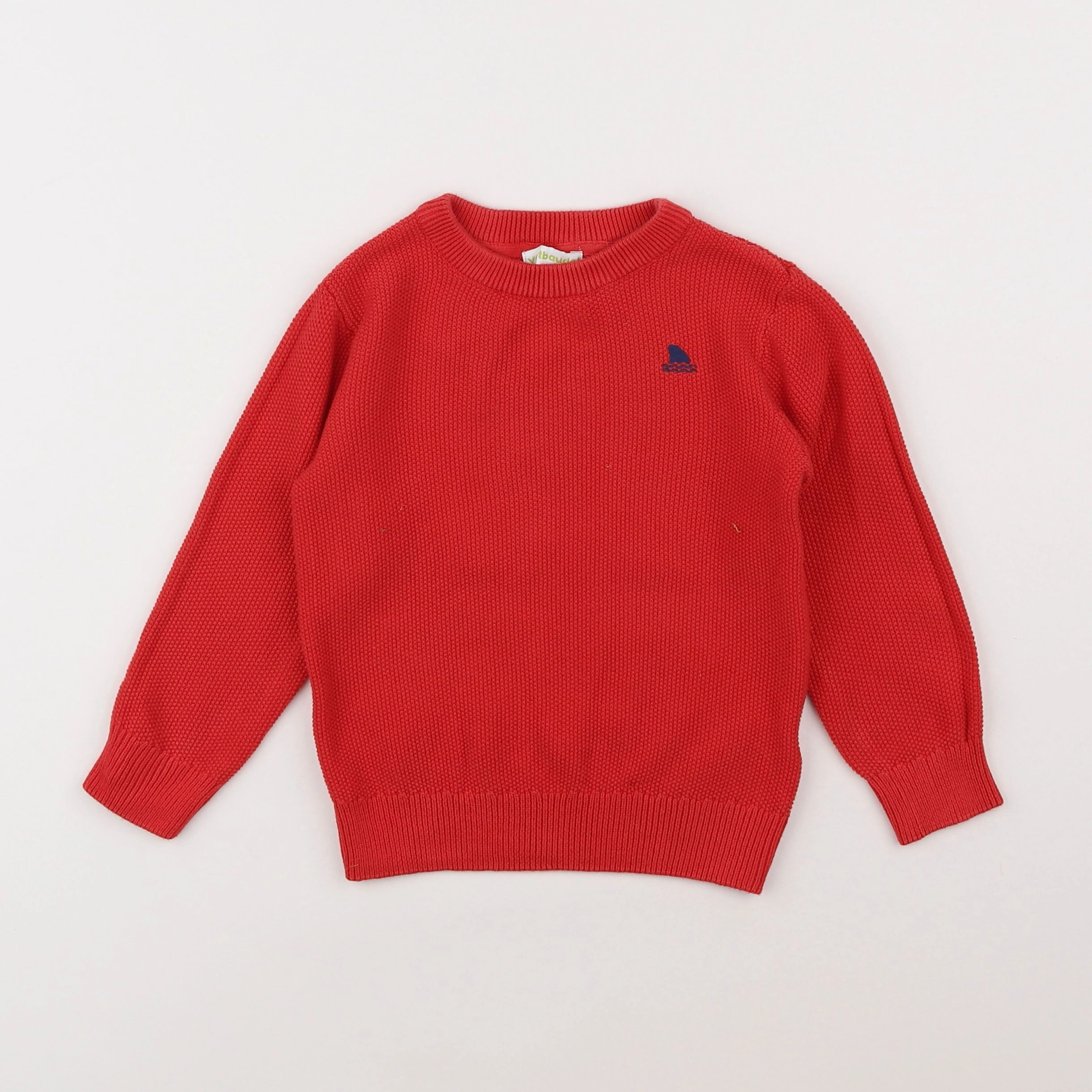 Vertbaudet - pull rouge - 4 ans