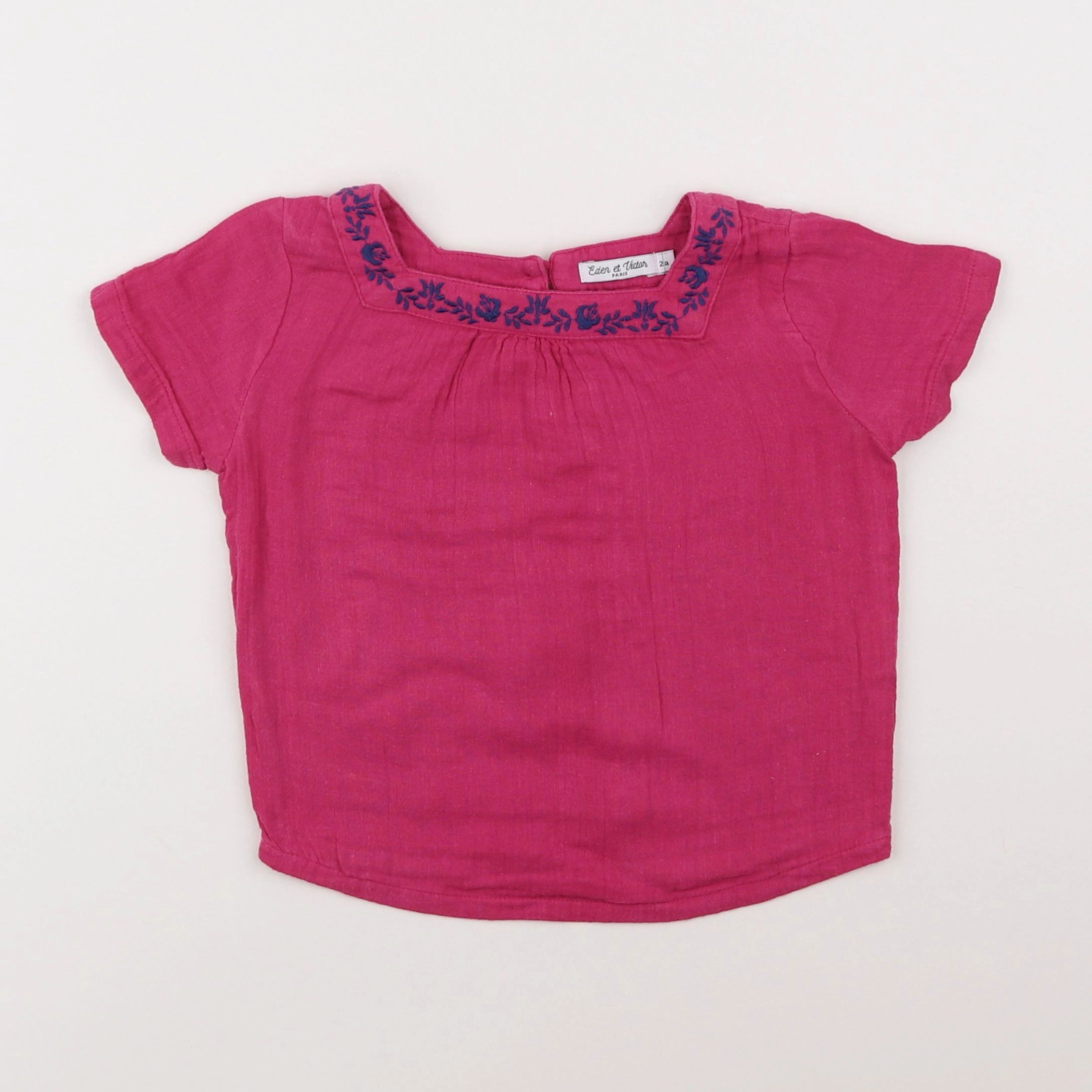 Eden & Victor - blouse rose - 2 ans