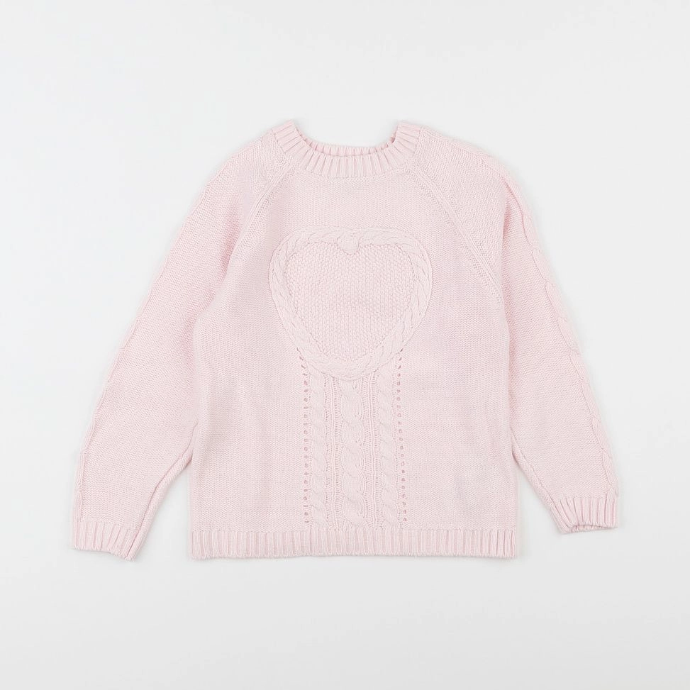 Vertbaudet - pull rose - 6 ans