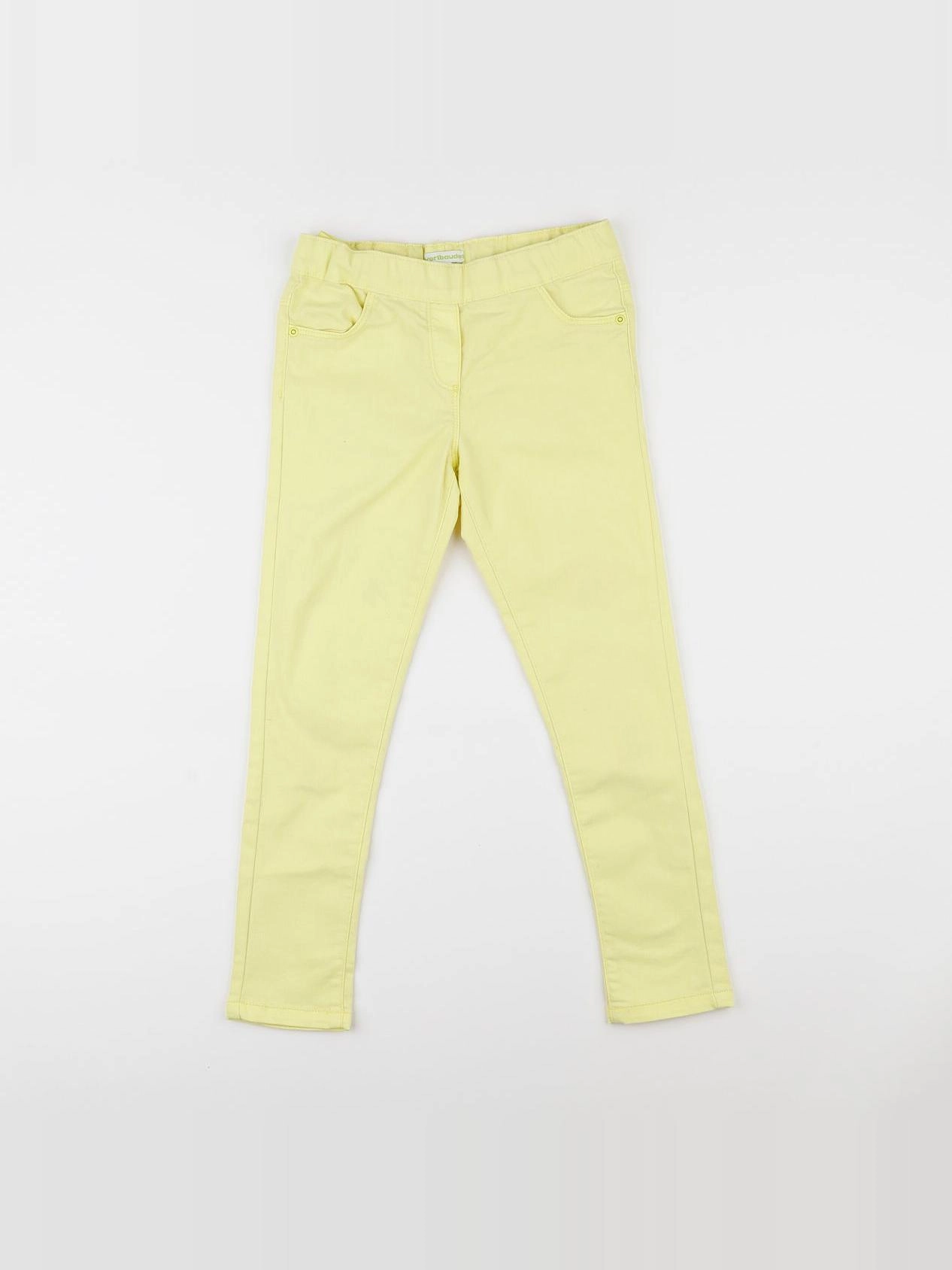Vertbaudet - jegging jaune - 8 ans