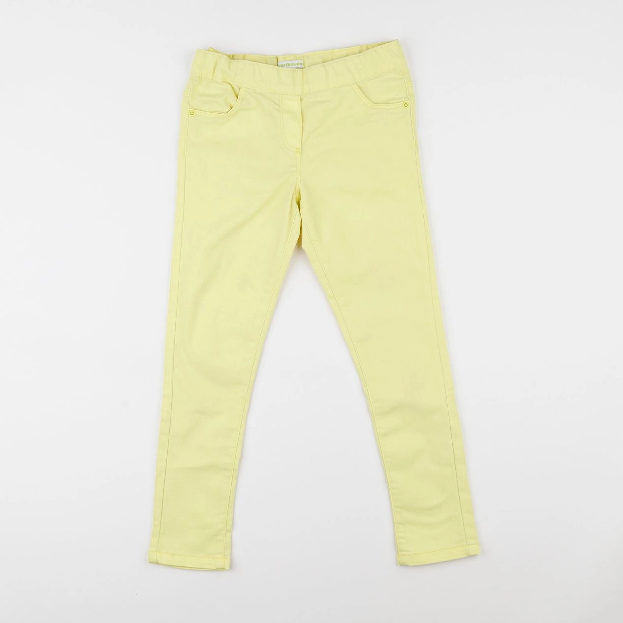 Vertbaudet - jegging jaune - 8 ans