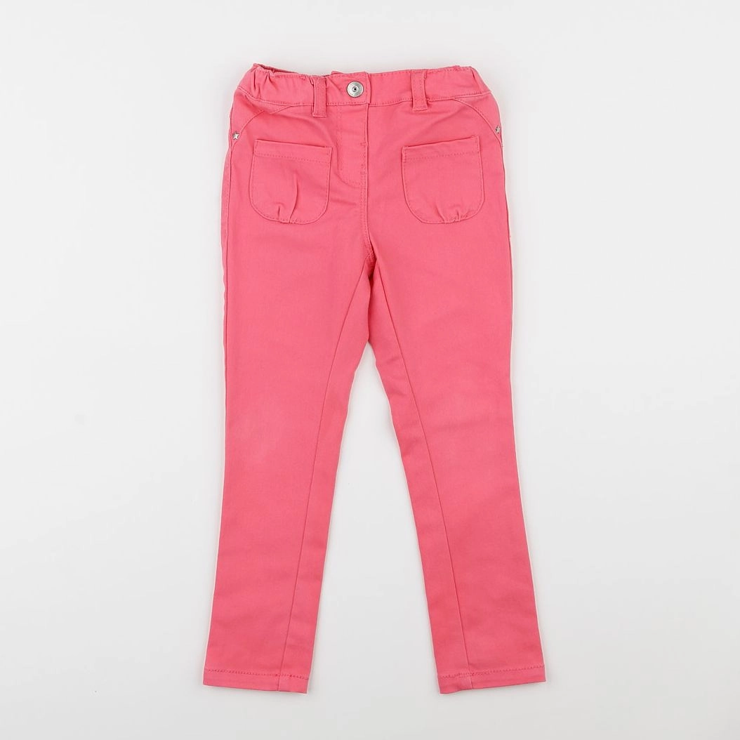 Vertbaudet - pantalon rose - 4 ans