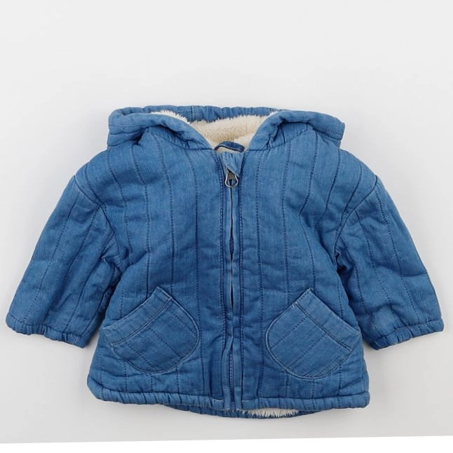 Vertbaudet - veste bleu - 3 mois