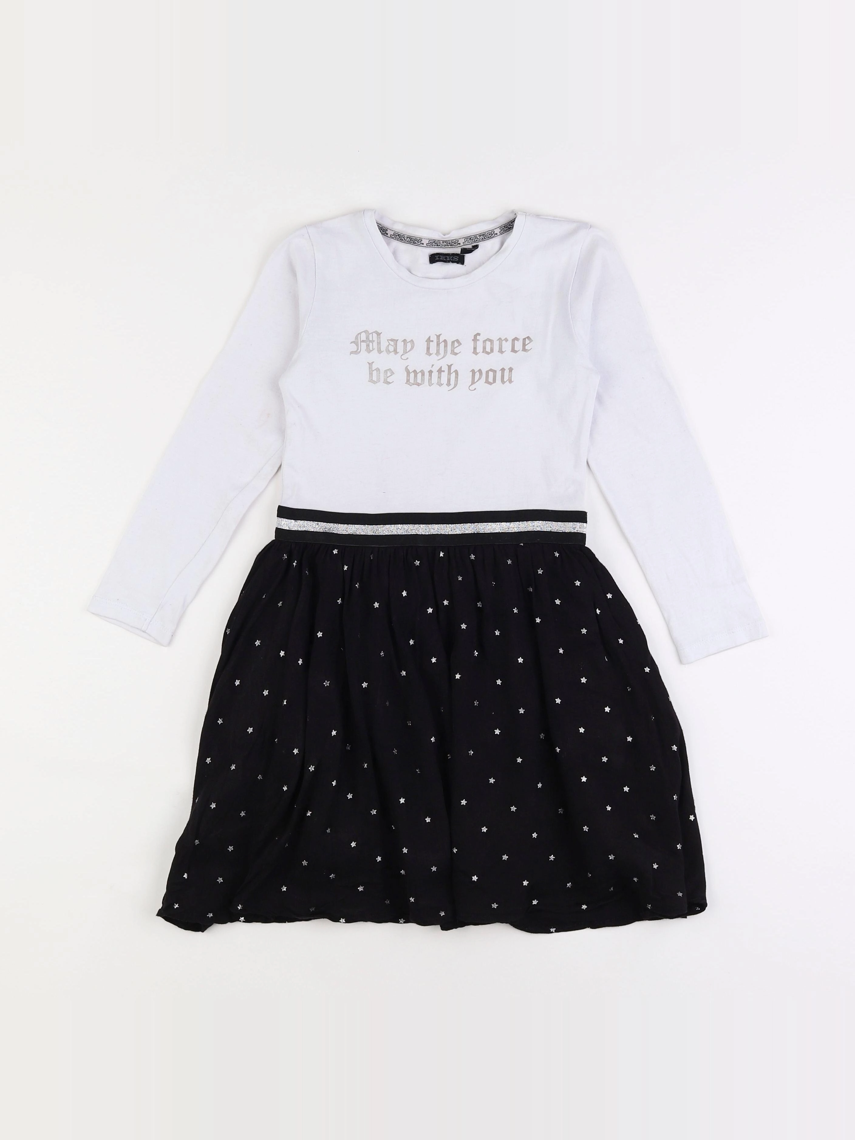 IKKS - robe blanc - 6 ans