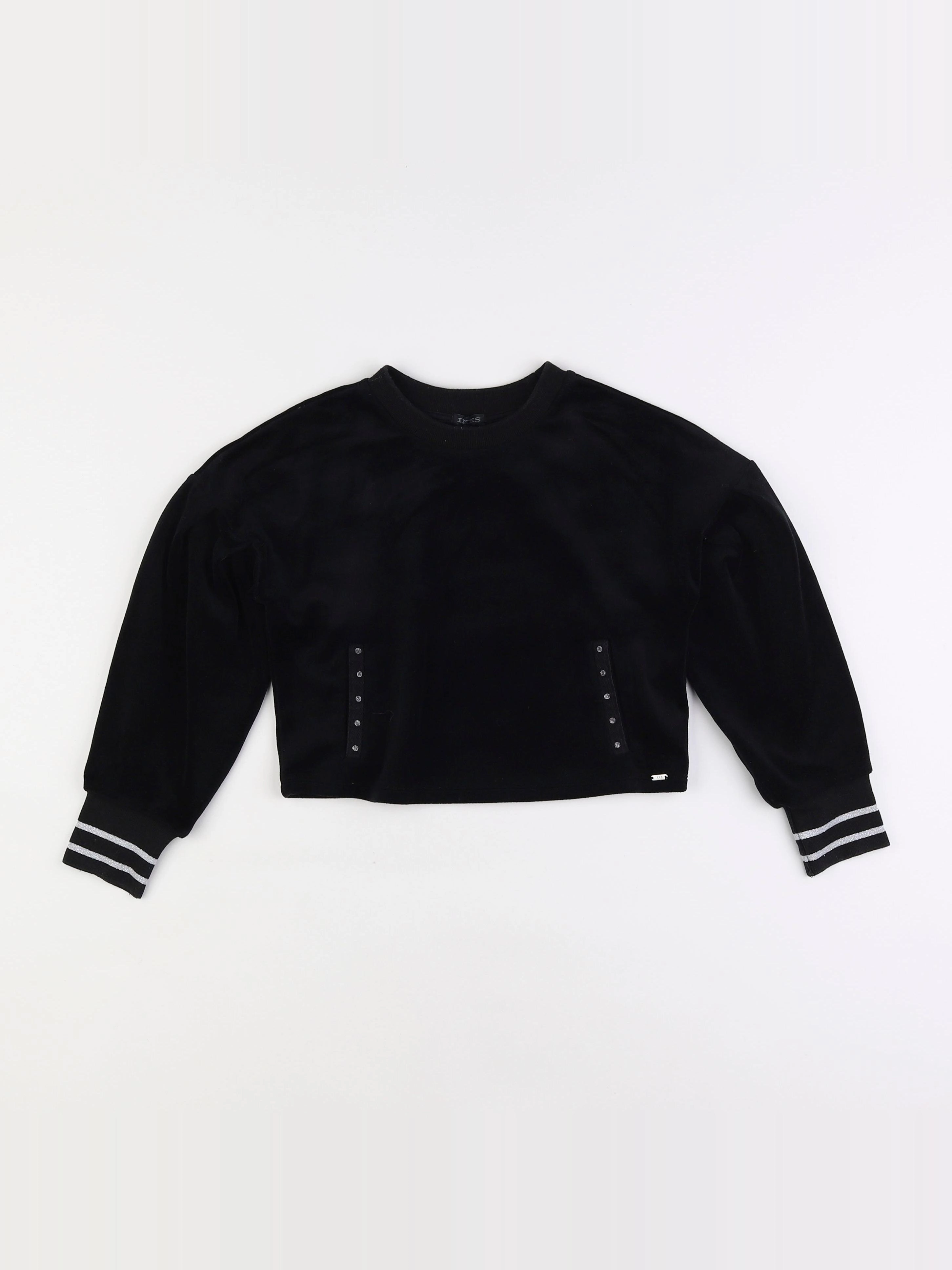 IKKS - sweat noir - 6 ans
