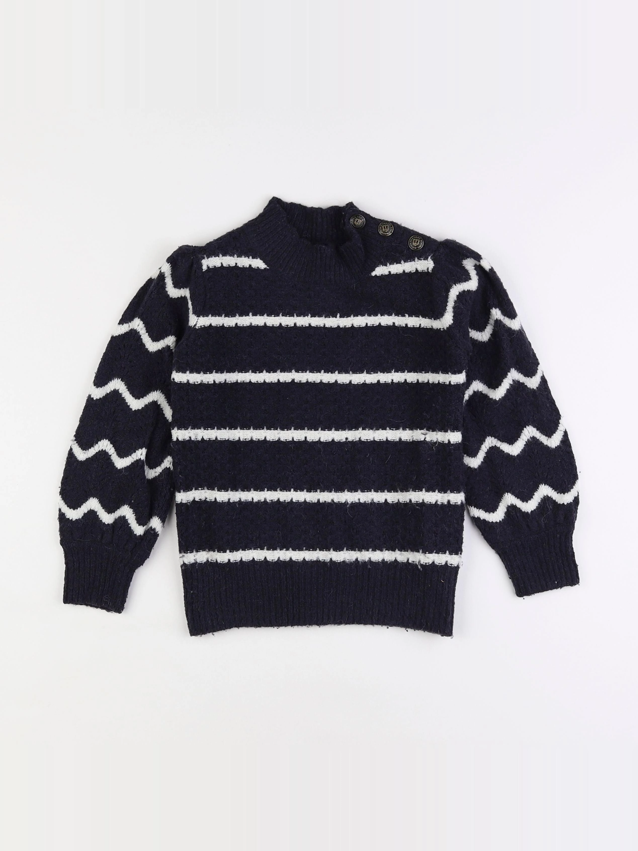 IKKS - pull bleu - 6 ans