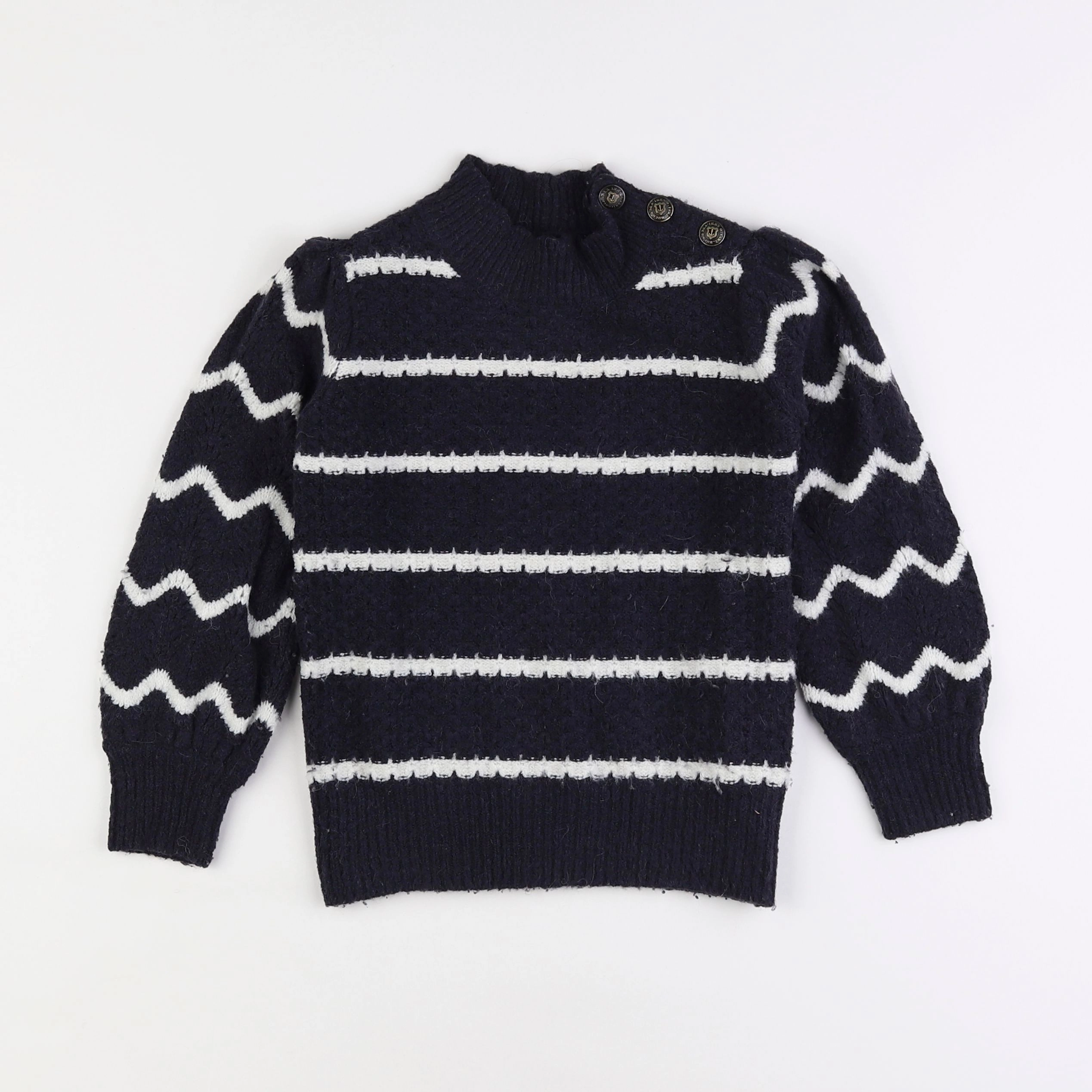 IKKS - pull bleu - 6 ans